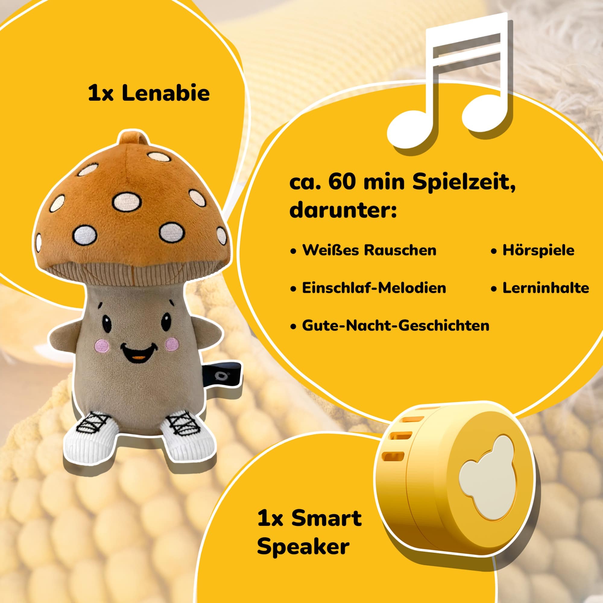 Spieluhren, Lenabo, Beige – Produktansicht