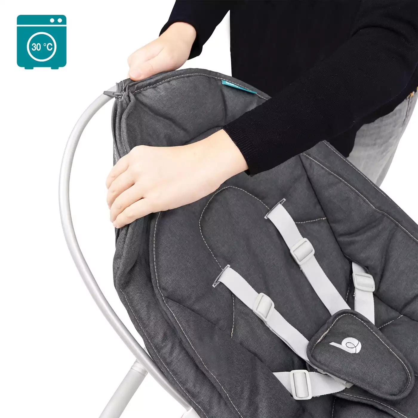 Wippen, babymoov, Grau – Produktansicht