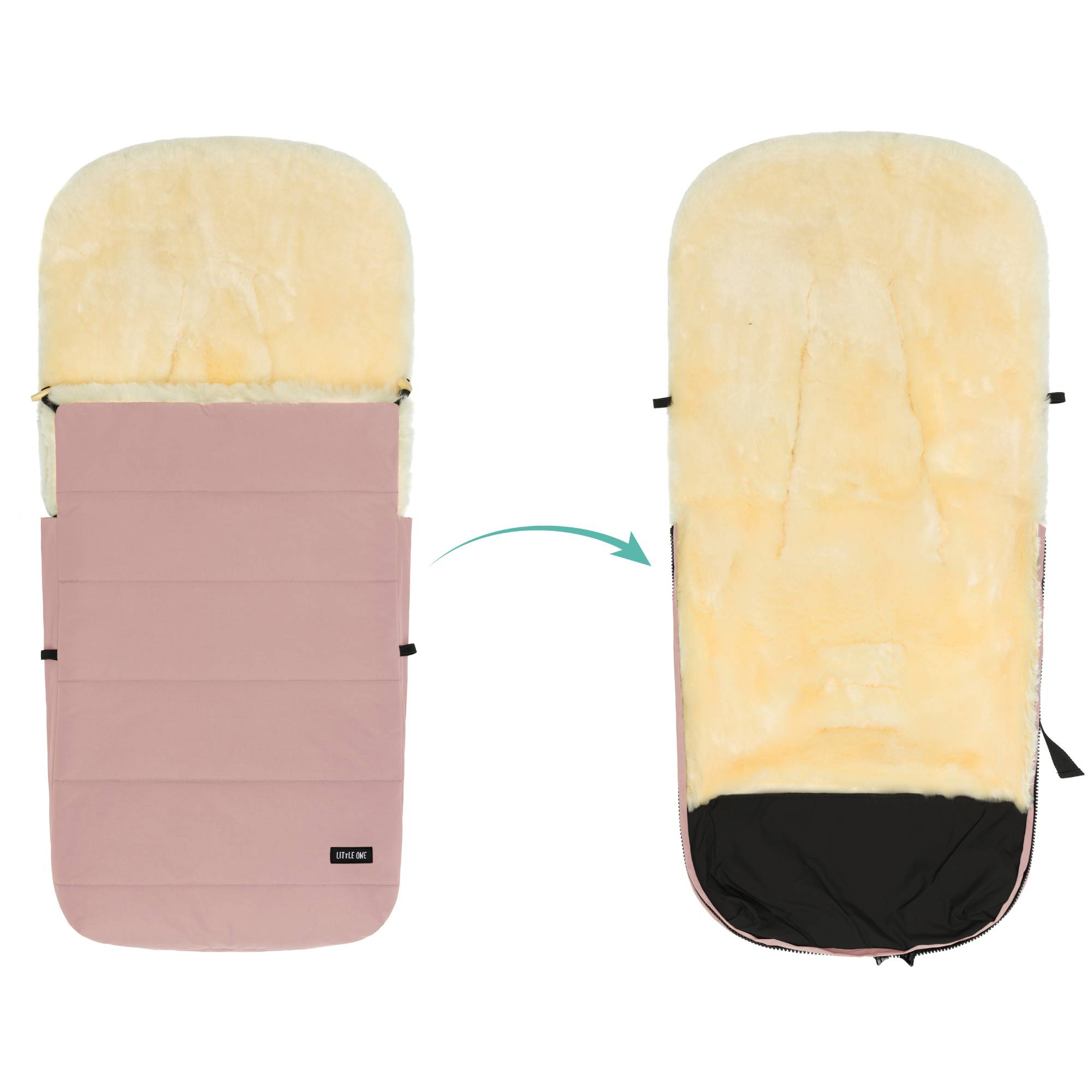 Fußsäcke & Decken, LITTLE ONE, Pink – Produktansicht