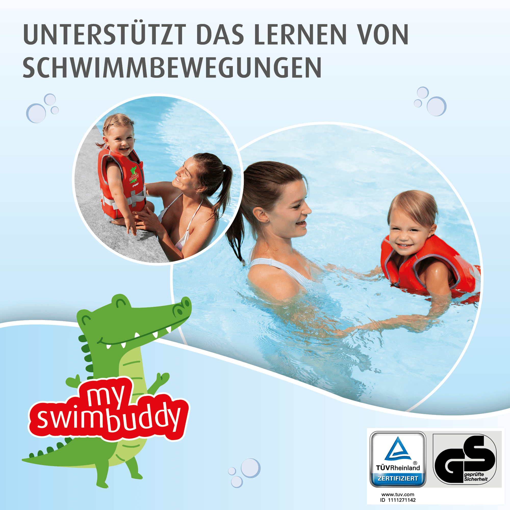 Schwimmflügel & Schwimmhilfen, reer, Rot – Produktansicht