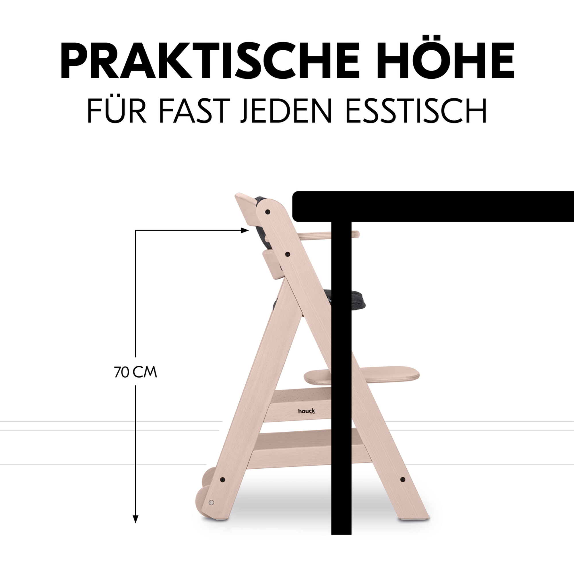 Treppenhochstühle, hauck, Weiß – Produktansicht