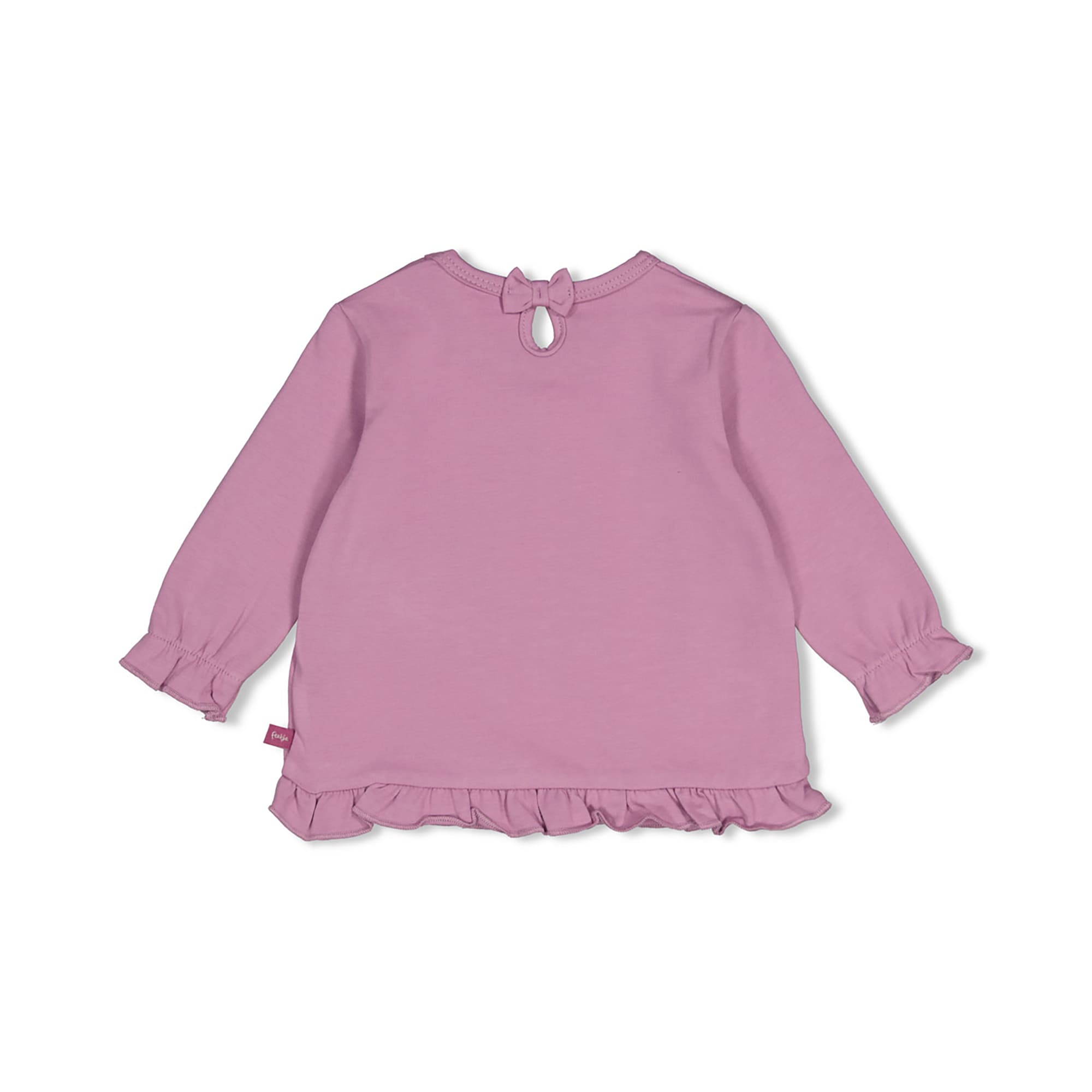 Langarmshirts, FEETJE, Lila – Besonderheit: aus 94% Baumwolle