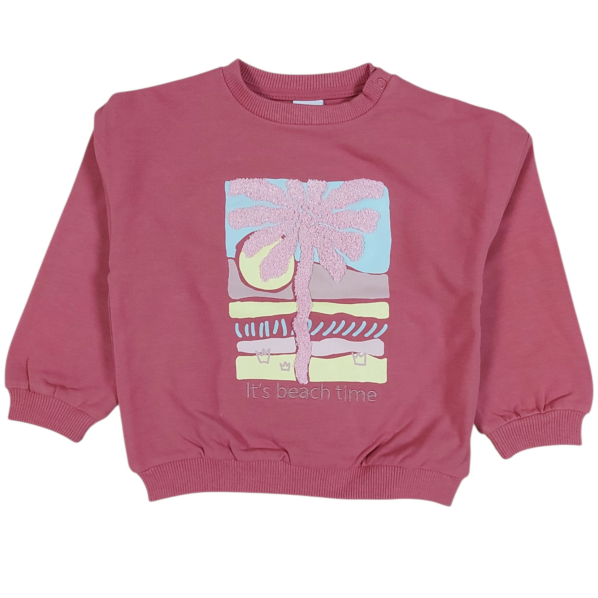 Pullover & Sweatshirts, LITTLE, Pink – Besonderheit: aus 95% Baumwolle