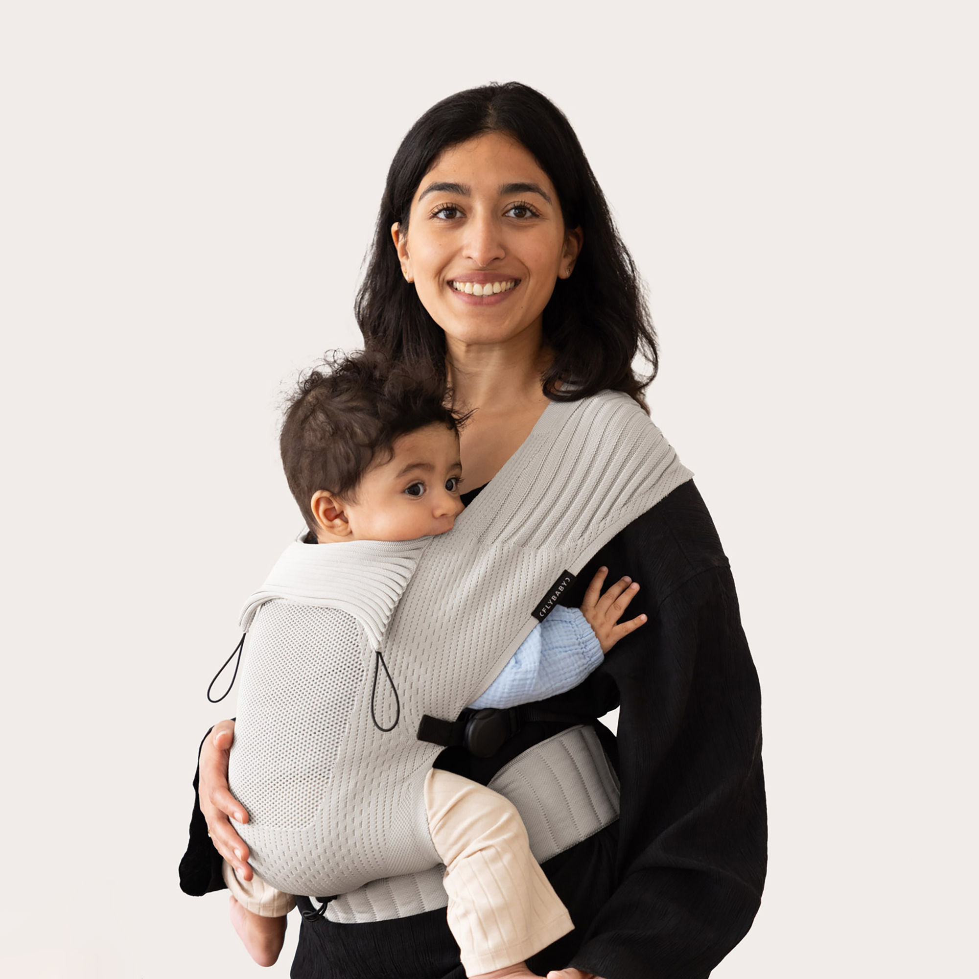 Babytragen, FLYBABY, Grau – Produktansicht