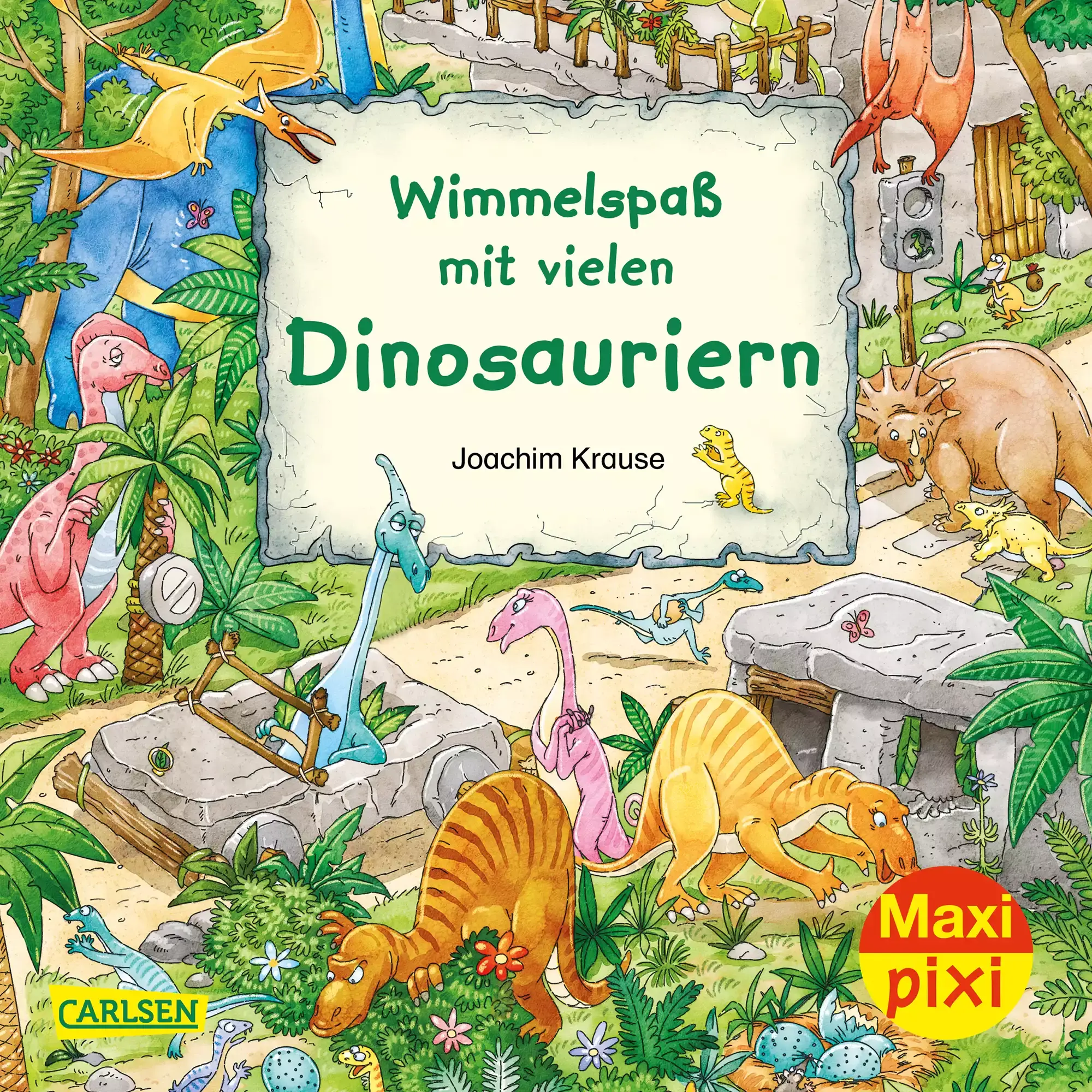 Maxi Pixi 337 Wimmelspaß mit vielen Dinosauriern CARLSEN Mehrfarbig 2000579080920 1
