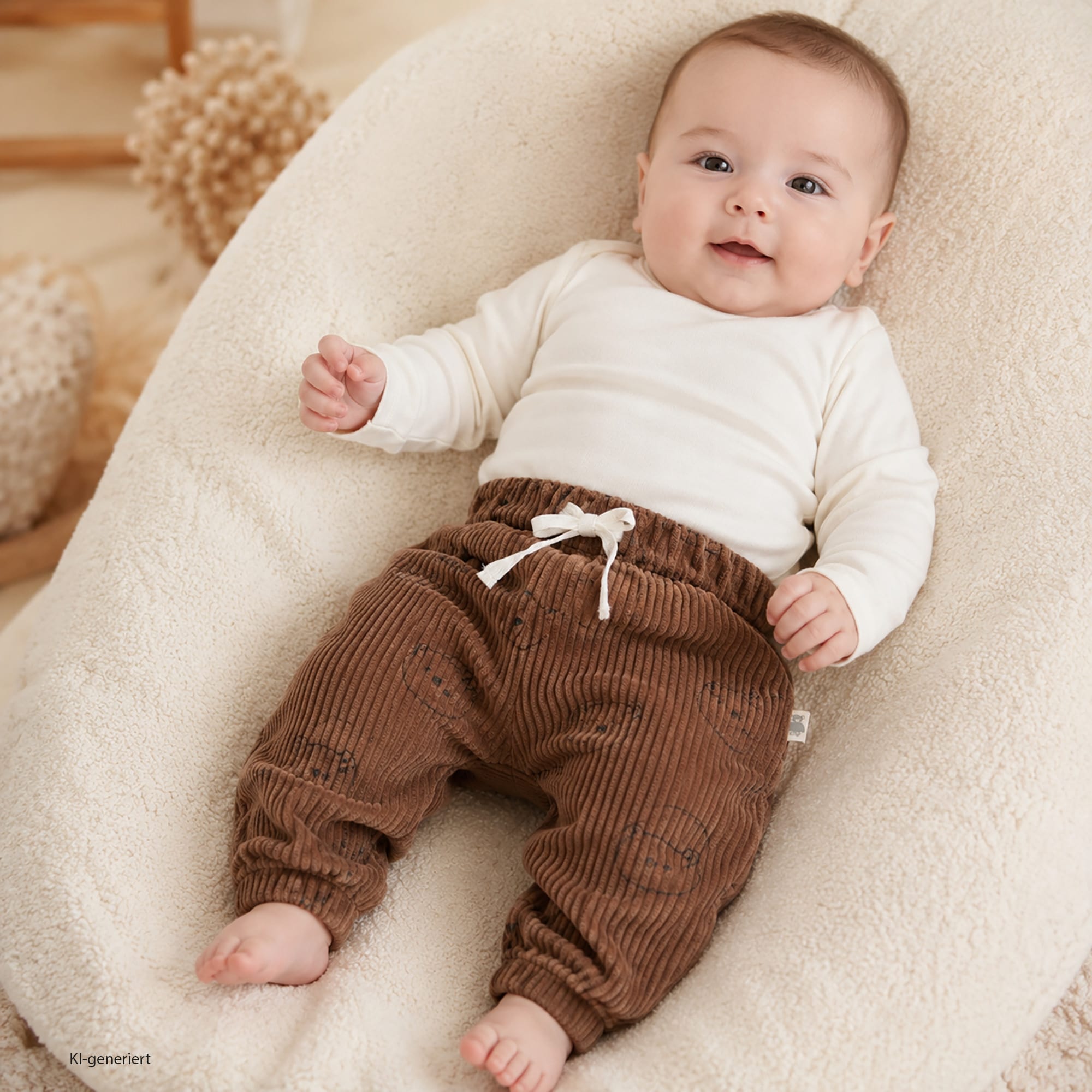 Cordhosen, LITTLE, Braun – Produktansicht