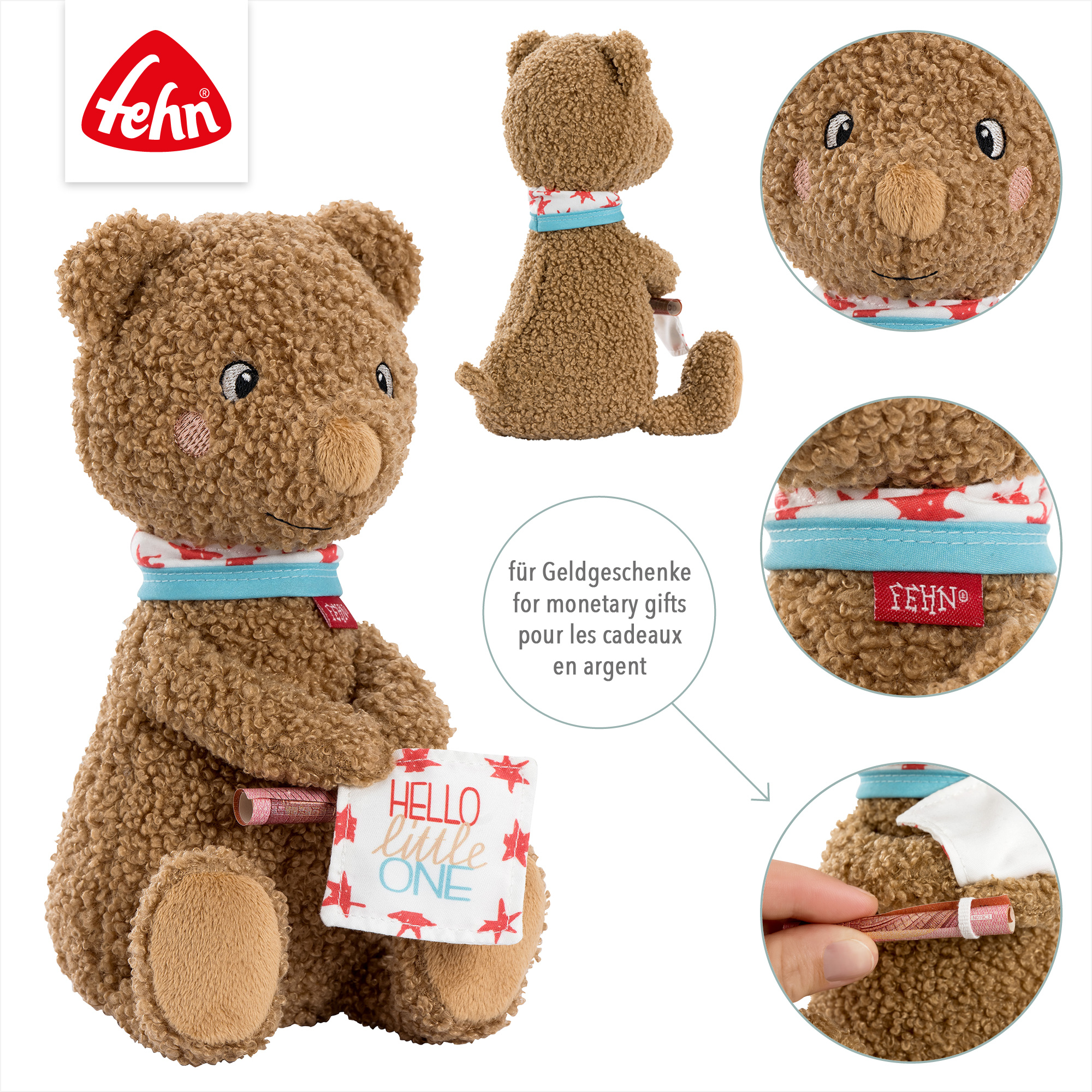 Kuscheltiere, fehn, Braun – Produktansicht