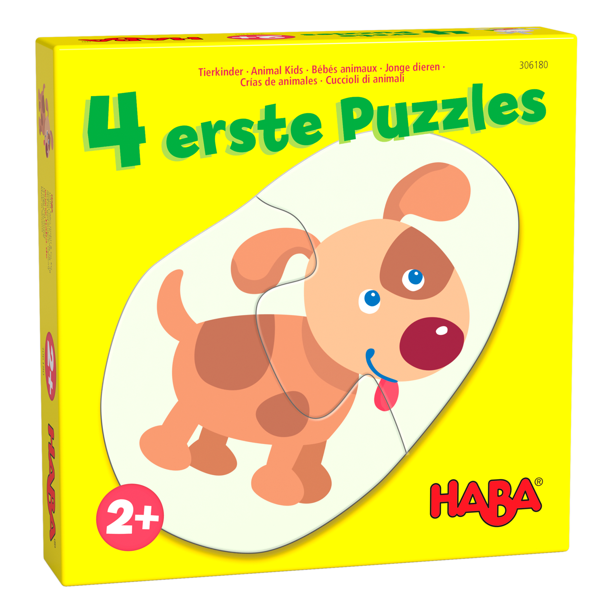 Puzzle, HABA, Mehrfarbig – Besonderheit: 4 putzige Motive