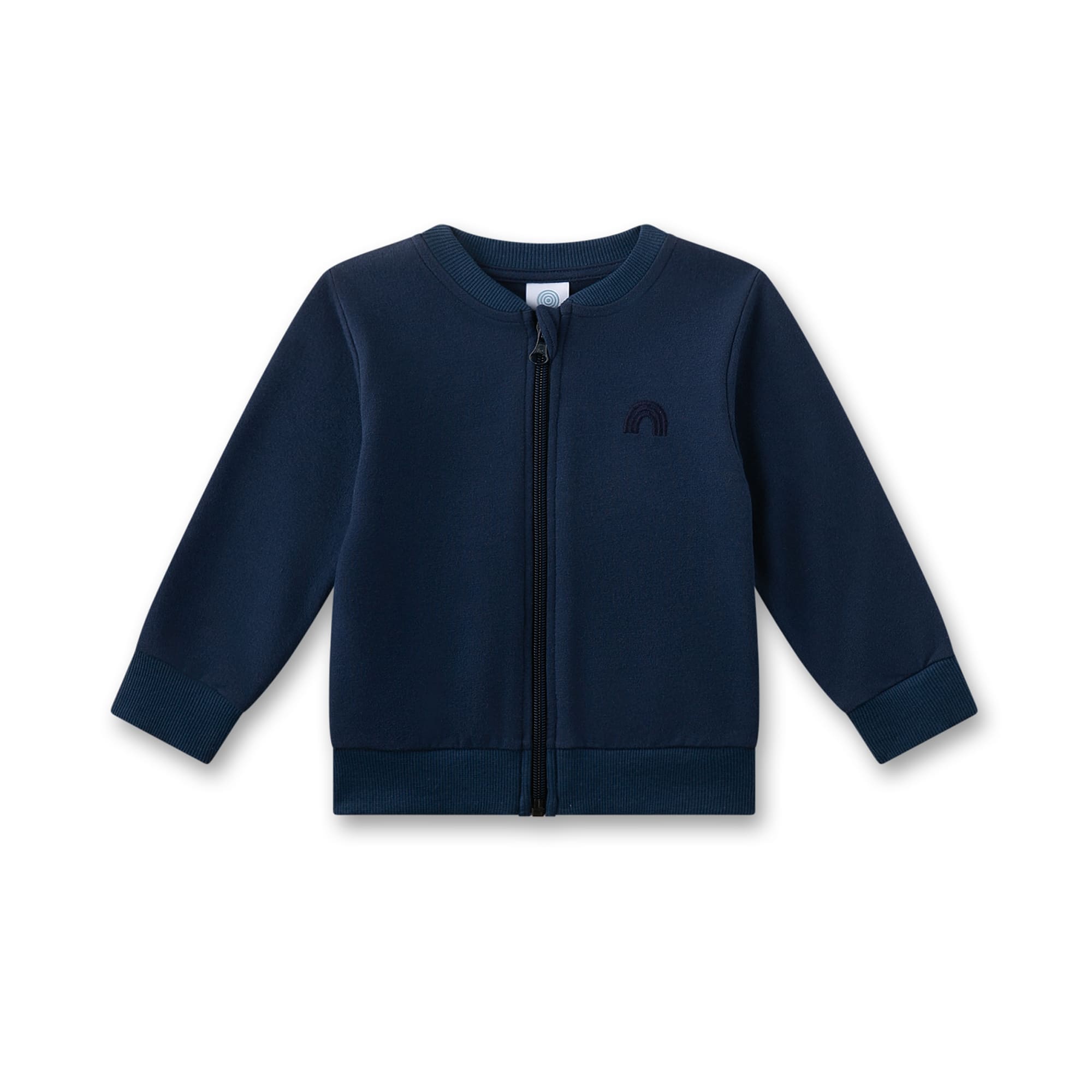Sweat-, Fleece- & Strickjacken, Sanetta, Blau – Besonderheit: aus 95% Baumwolle