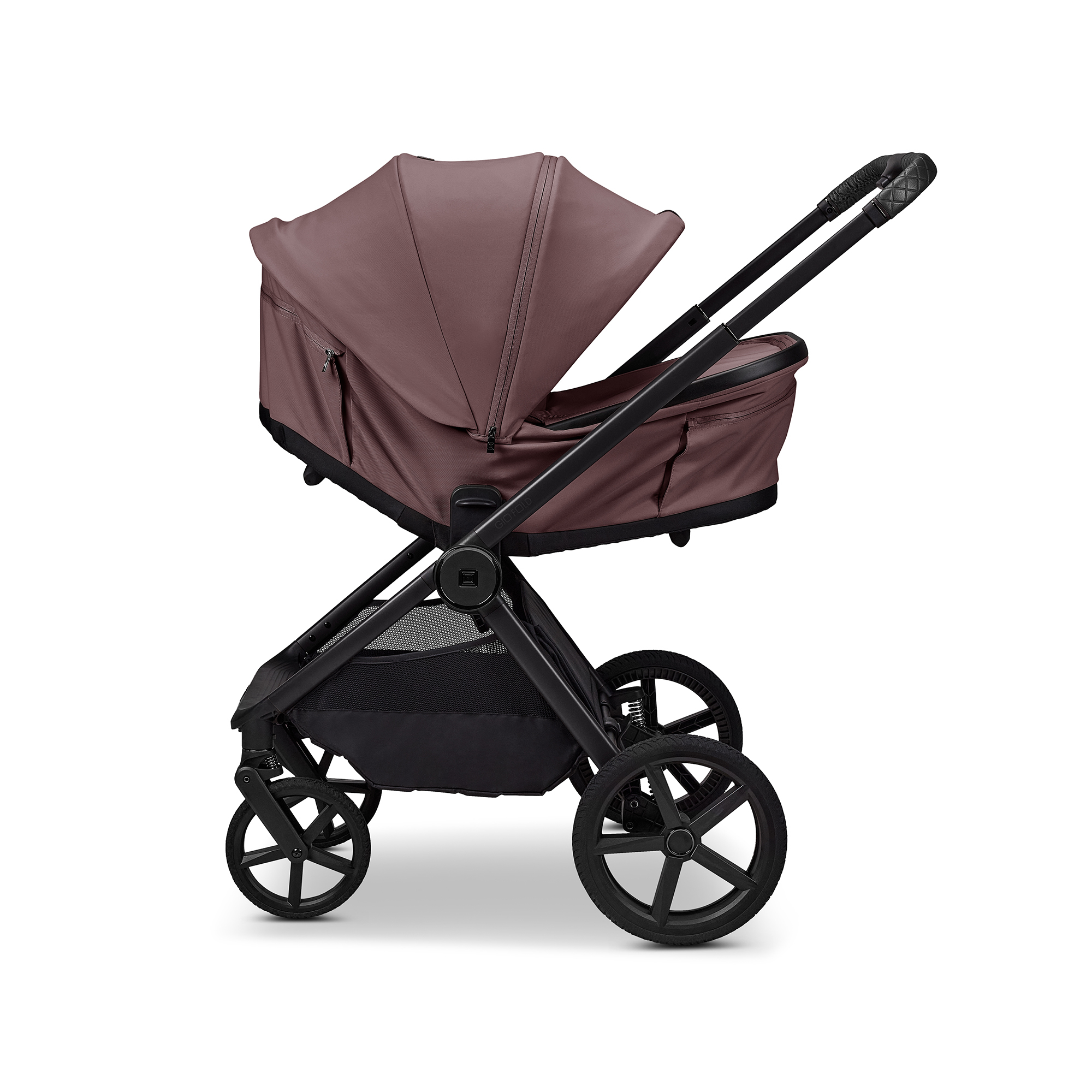 Kombi-Kinderwagen, MOON, Braun – Produktansicht