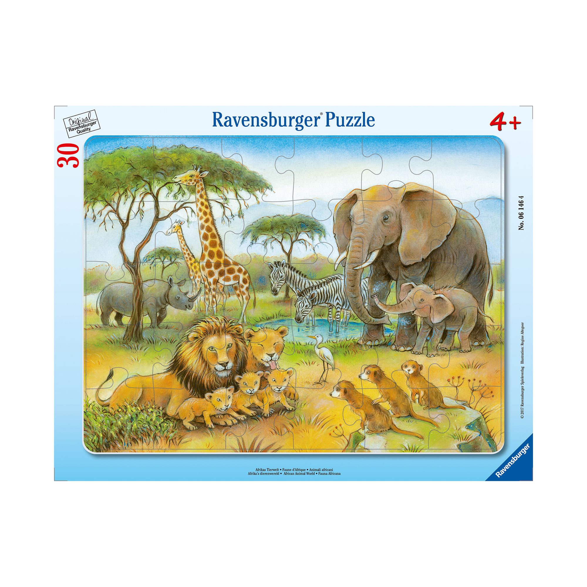 Spielzeug ab 4 Jahren, Ravensburger, Mehrfarbig – Besonderheit: Kinderpuzzle ab ca. 4 Jahren