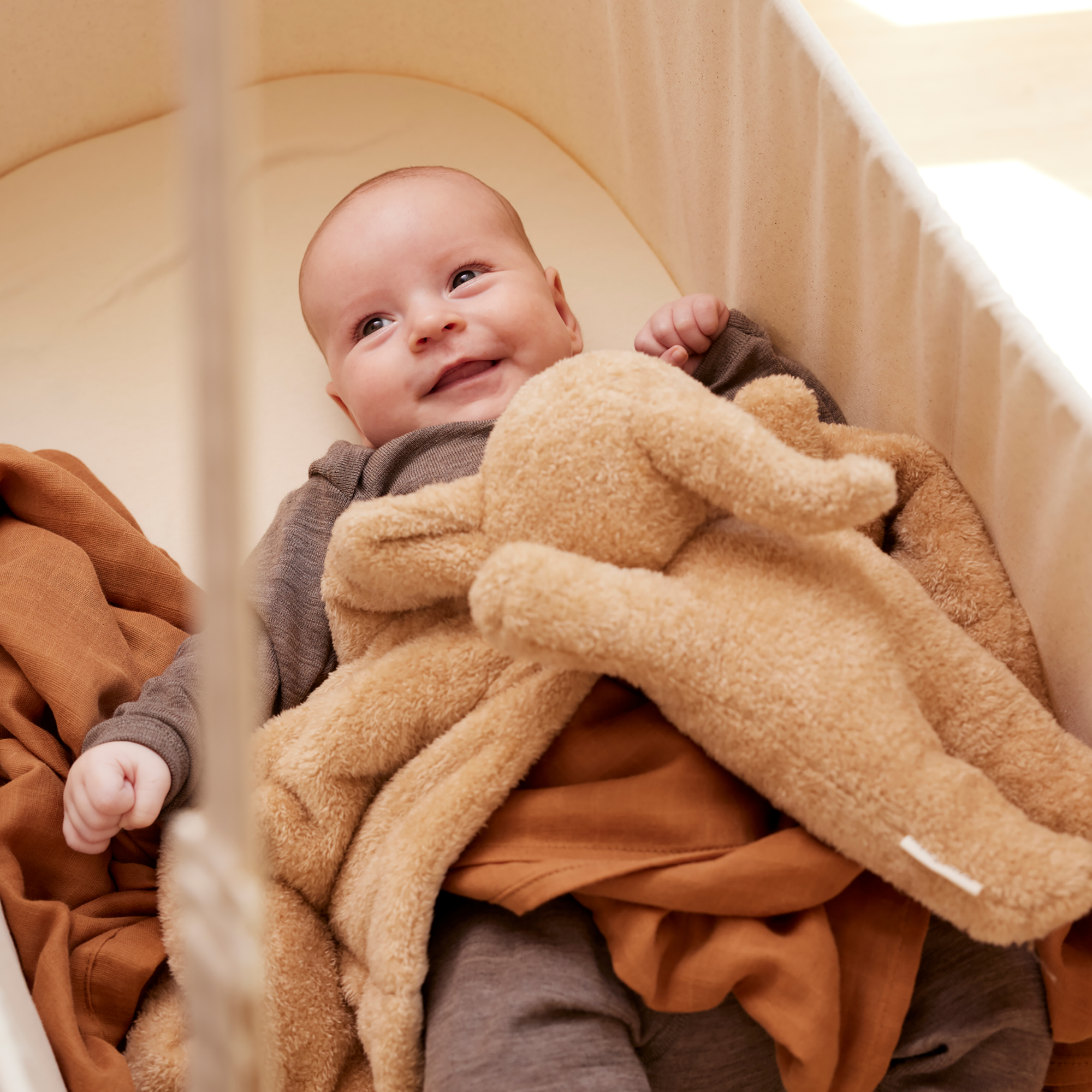 Kuscheltiere Elefanten, MEMBANTU, Braun – Produktansicht