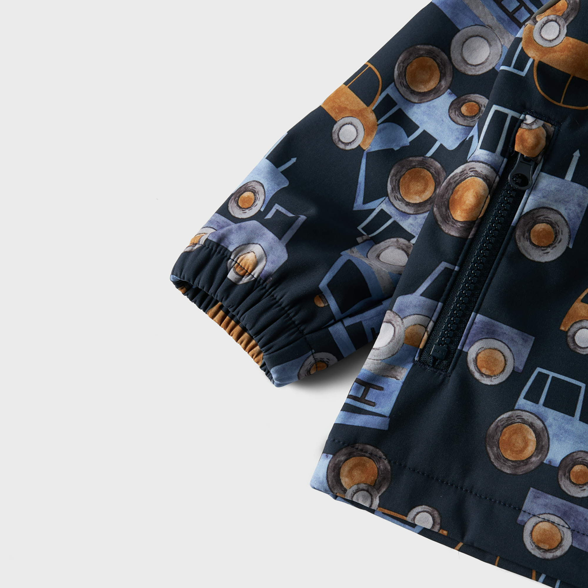 Regenjacken, name it, Blau – Besonderheit: Hauptmaterial aus mindestens 50% recyceltem Polyester