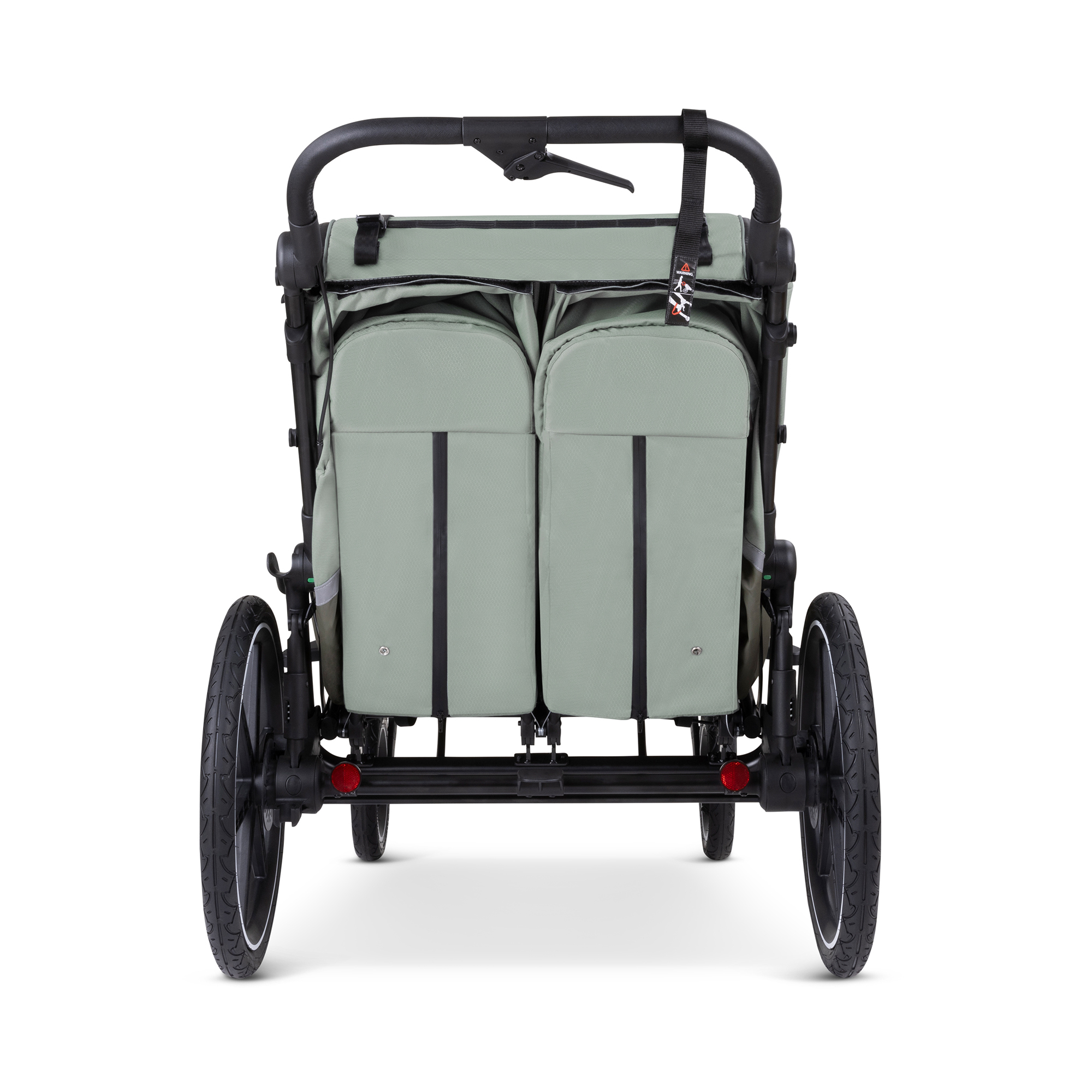 Fahrradanhänger, ABC DESIGN, Grün – Produktansicht