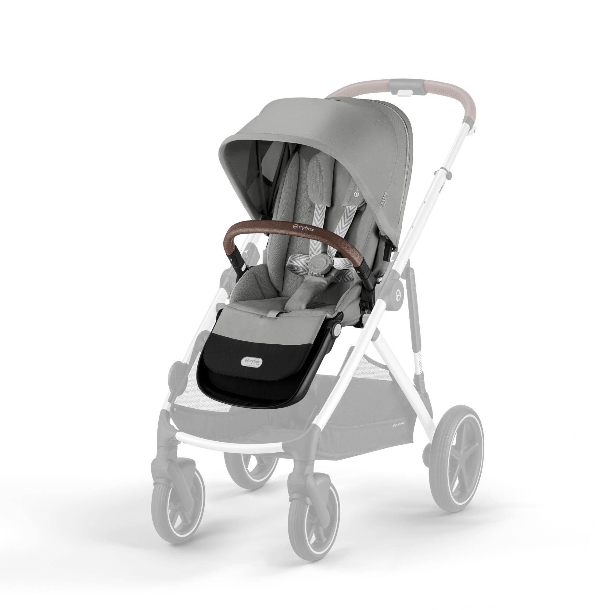 Kinderwagenaufsätze, cybex, Grau – Produktansicht