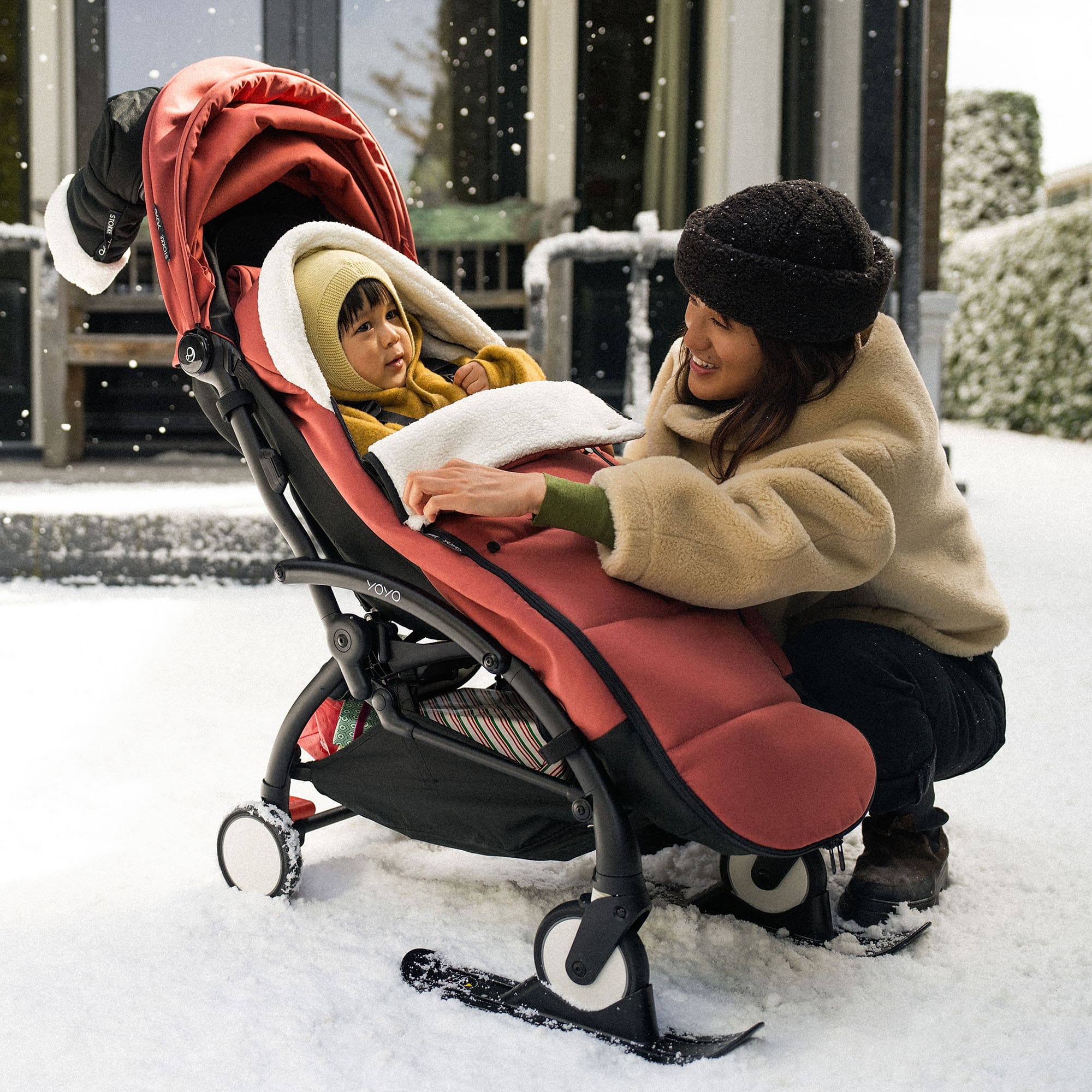 Fußsäcke & Decken, STOKKE, Pink – Besonderheit: Anti-Schmutz-Schutz im Fußbereich