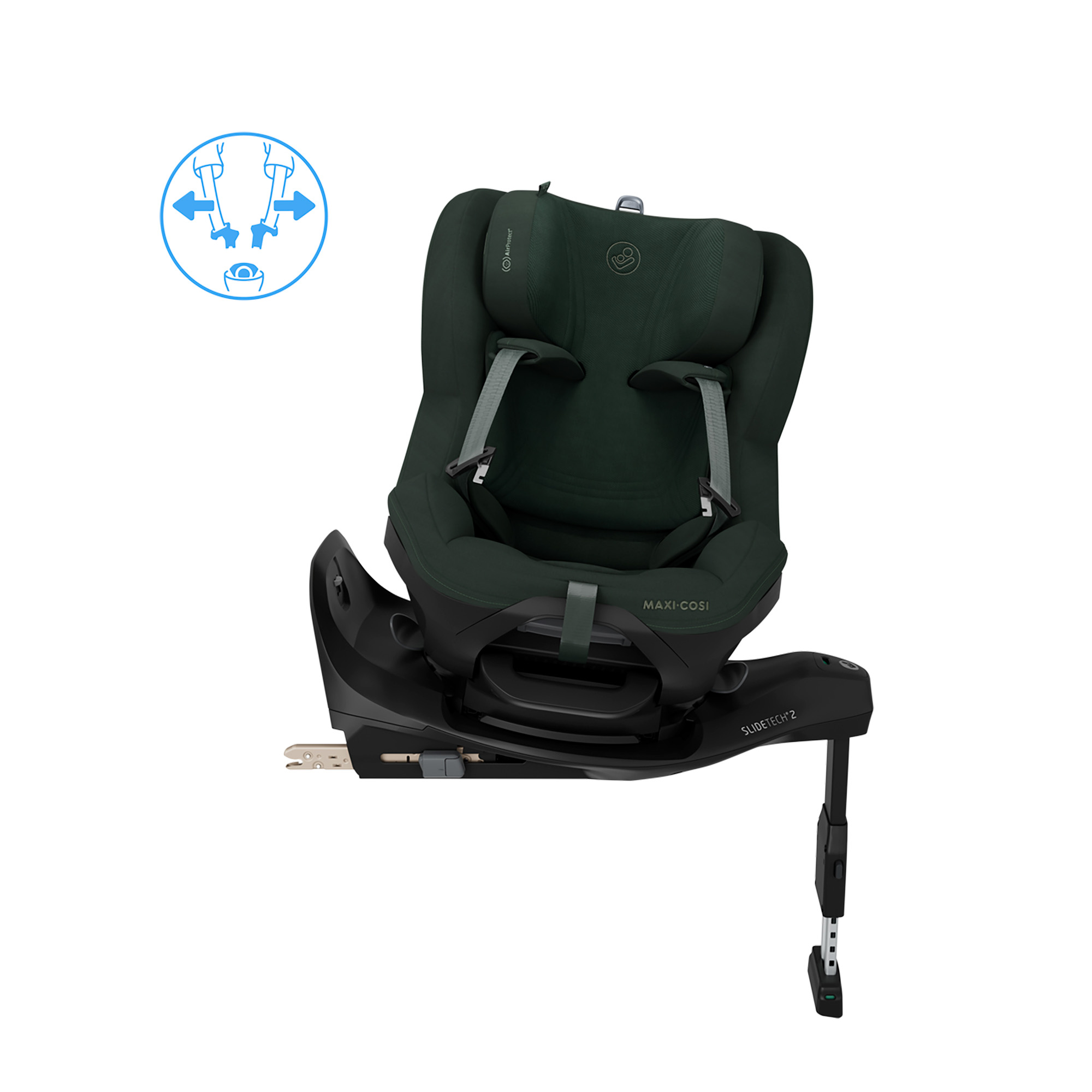 Reboarder 0-18 kg, Gruppe 0+/1, MAXI-COSI Premium, Grün – Produktansicht