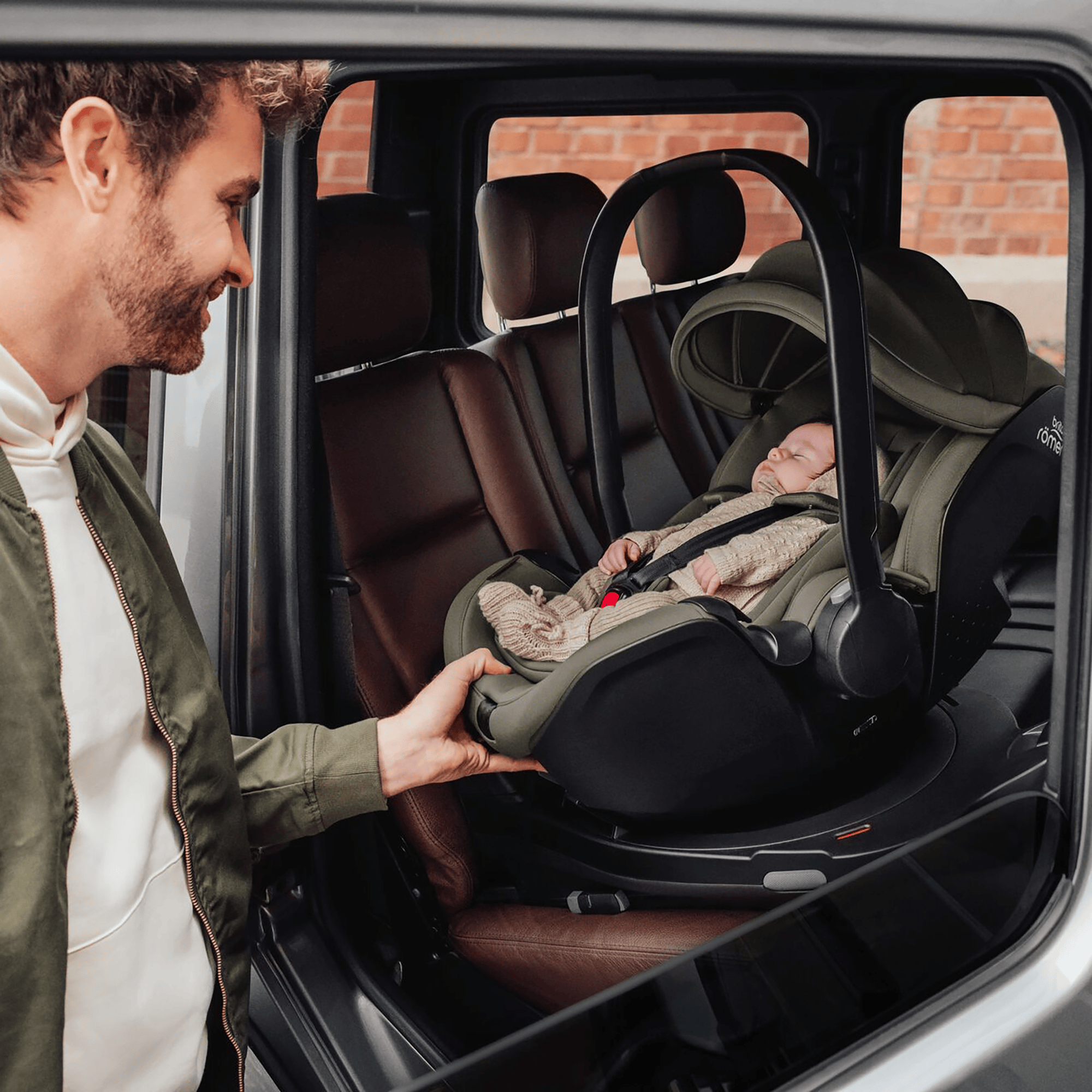 Babyschalen 0-13 kg, Gruppe 0+, Britax Diamond, Grün – Produktansicht