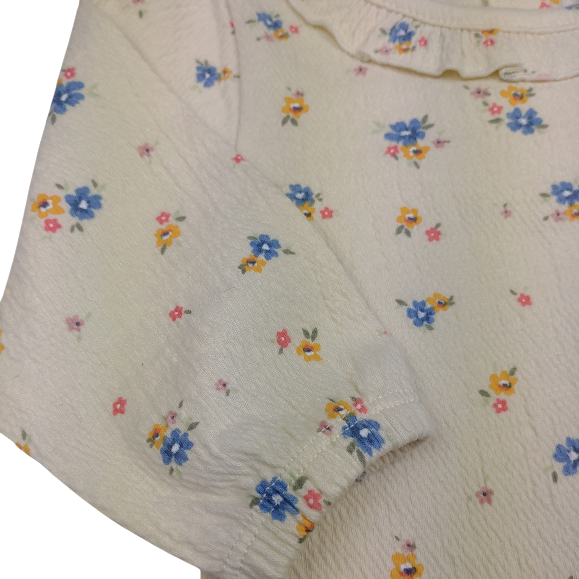 Langarmshirts, LITTLE ONE, Beige – Besonderheit: aus 95% Baumwolle