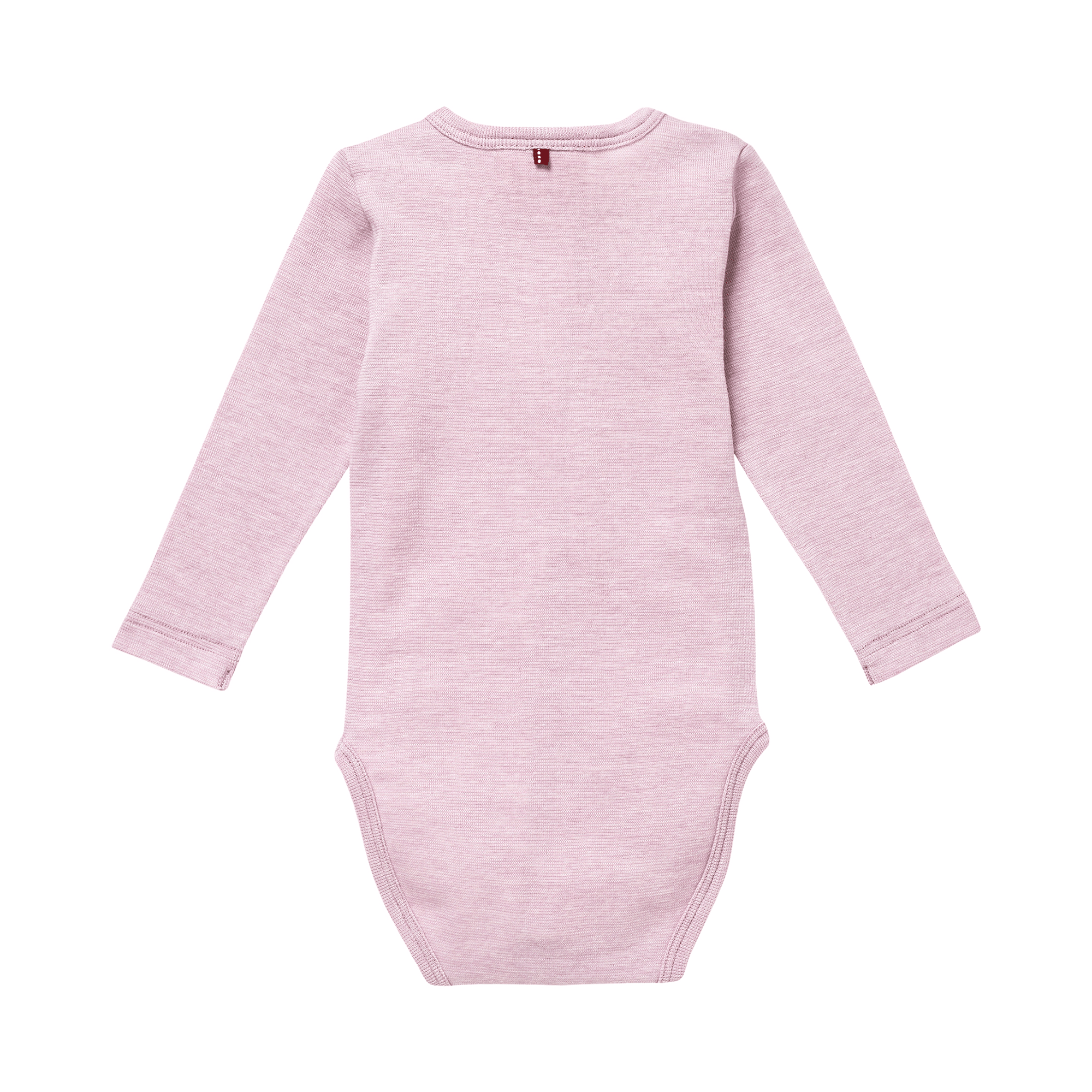 Langarmbodys, People Wear Organic, Lila – Besonderheit: weicher Mix aus Bio-Baumwolle, Wolle und Seide
