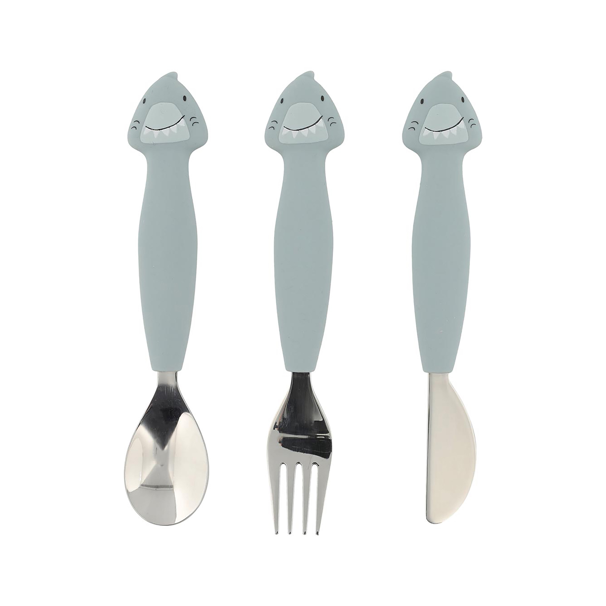 Kinderbesteck, trixie, Grau – Produktansicht