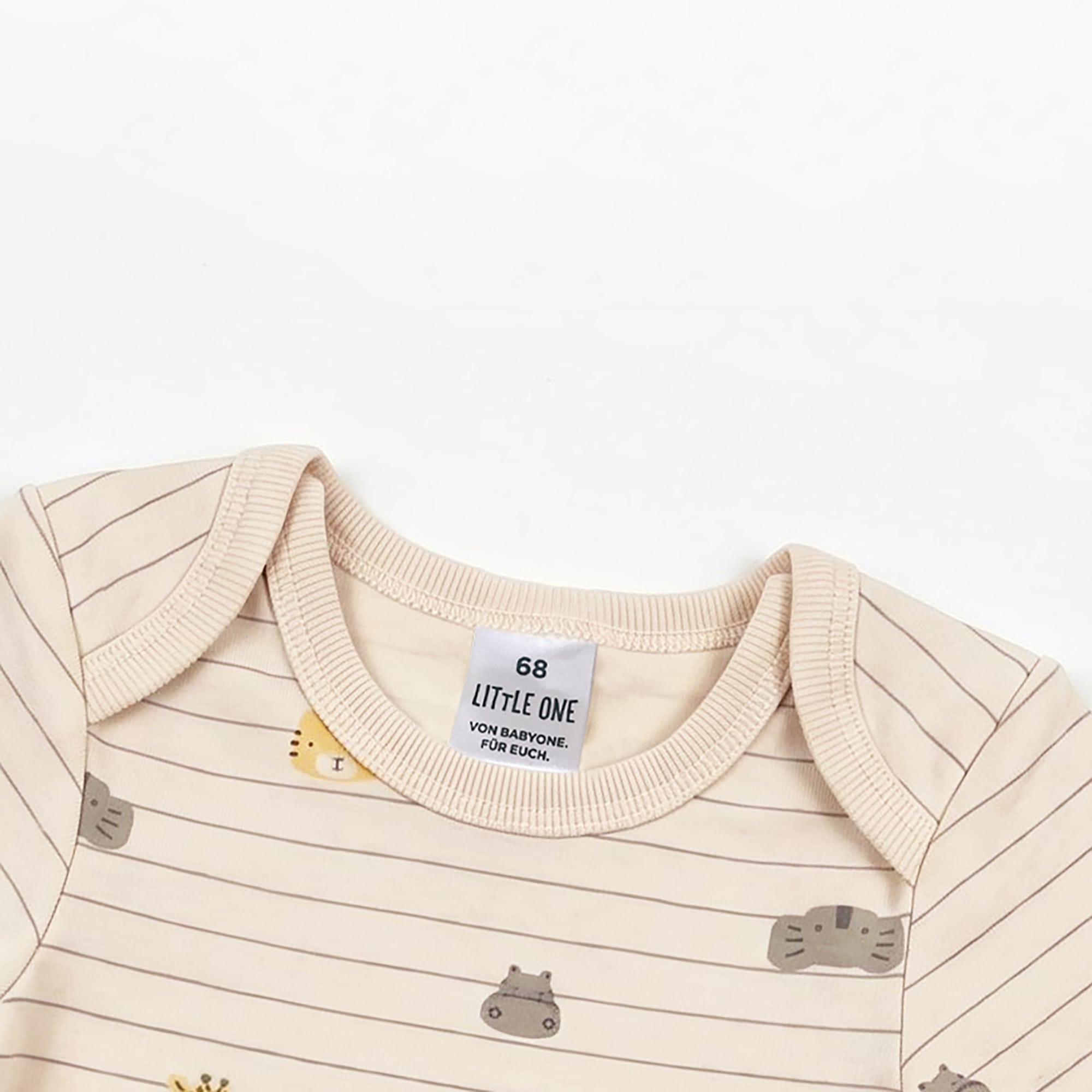 Langarmbodys, LITTLE ONE, Beige – Produktansicht