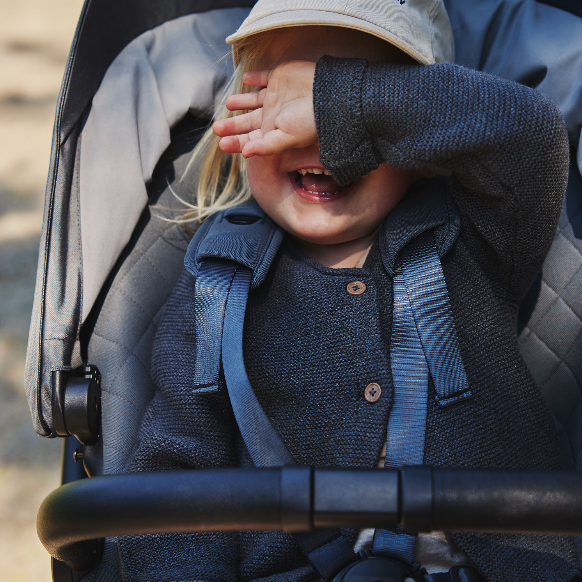Kombi-Kinderwagen, easywalker, Grau – Produktansicht