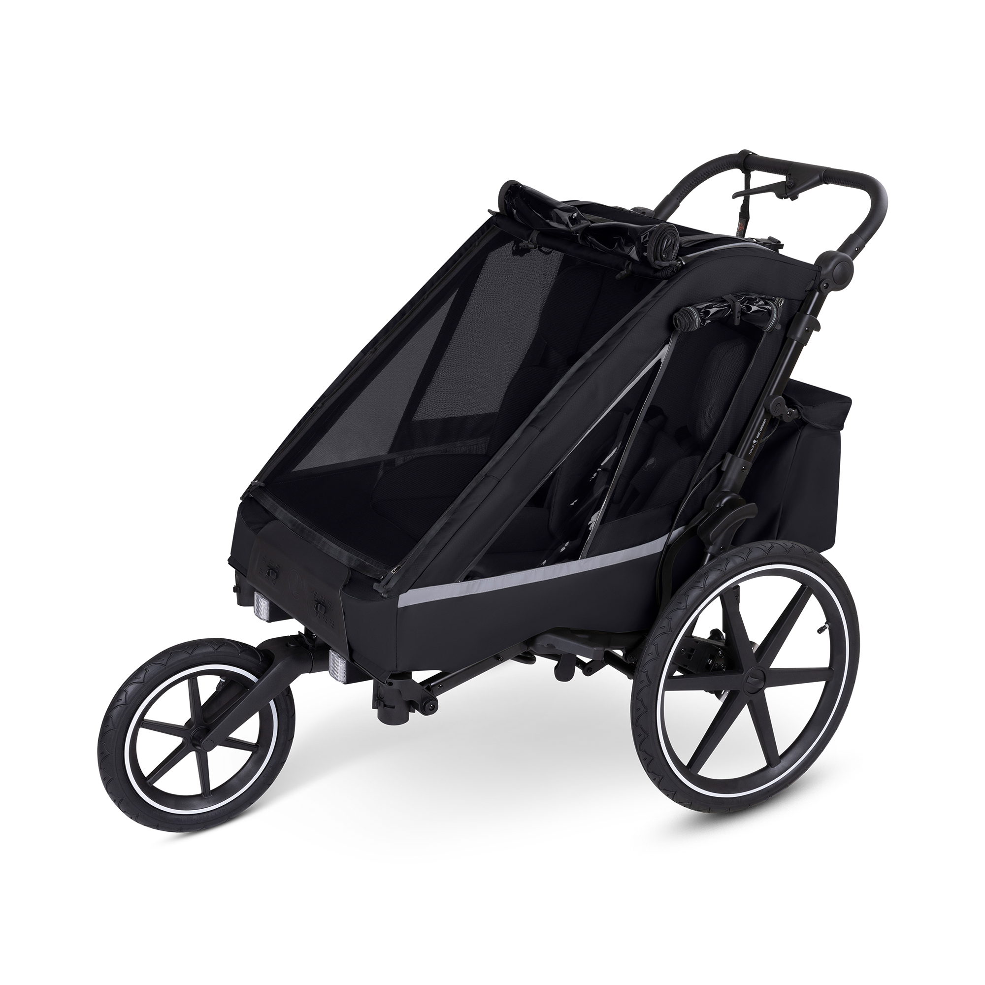 Fahrradanhänger Zubehör, ABC DESIGN, Schwarz – Produktansicht