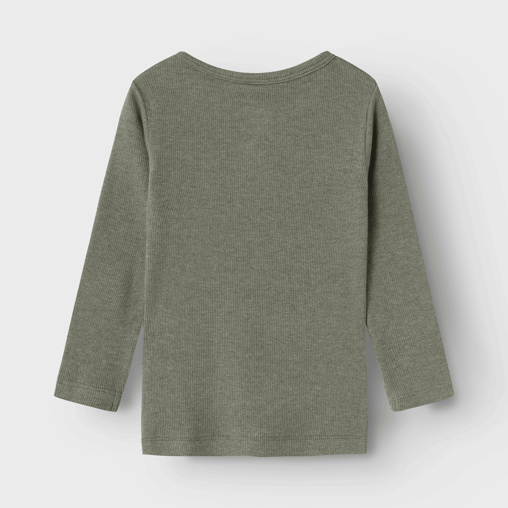 Langarmshirts, name it, Grün – Besonderheit: aus 57% Baumwolle