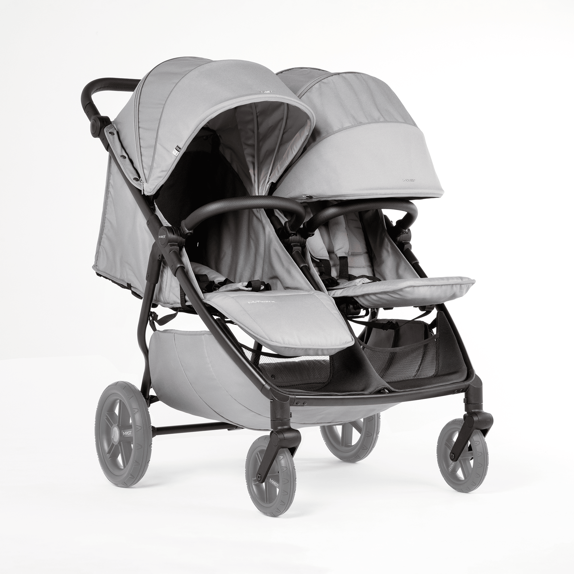 Kombi-Kinderwagen, MAST, Grau – Produktansicht