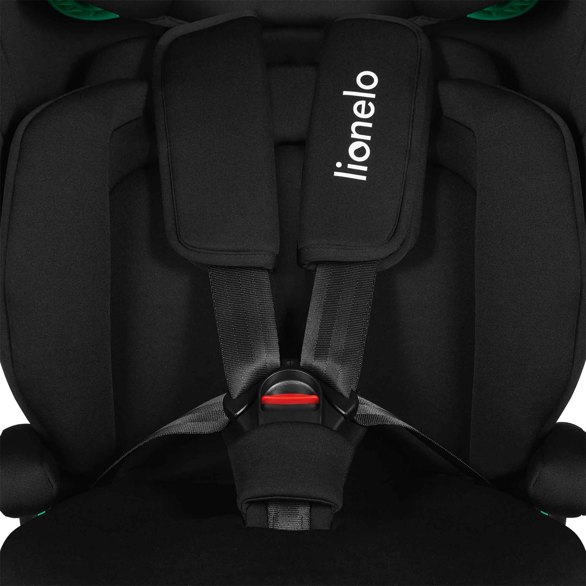 Kindersitze 9-36 kg, Gruppe 1/2/3, lionelo, Schwarz – Produktansicht
