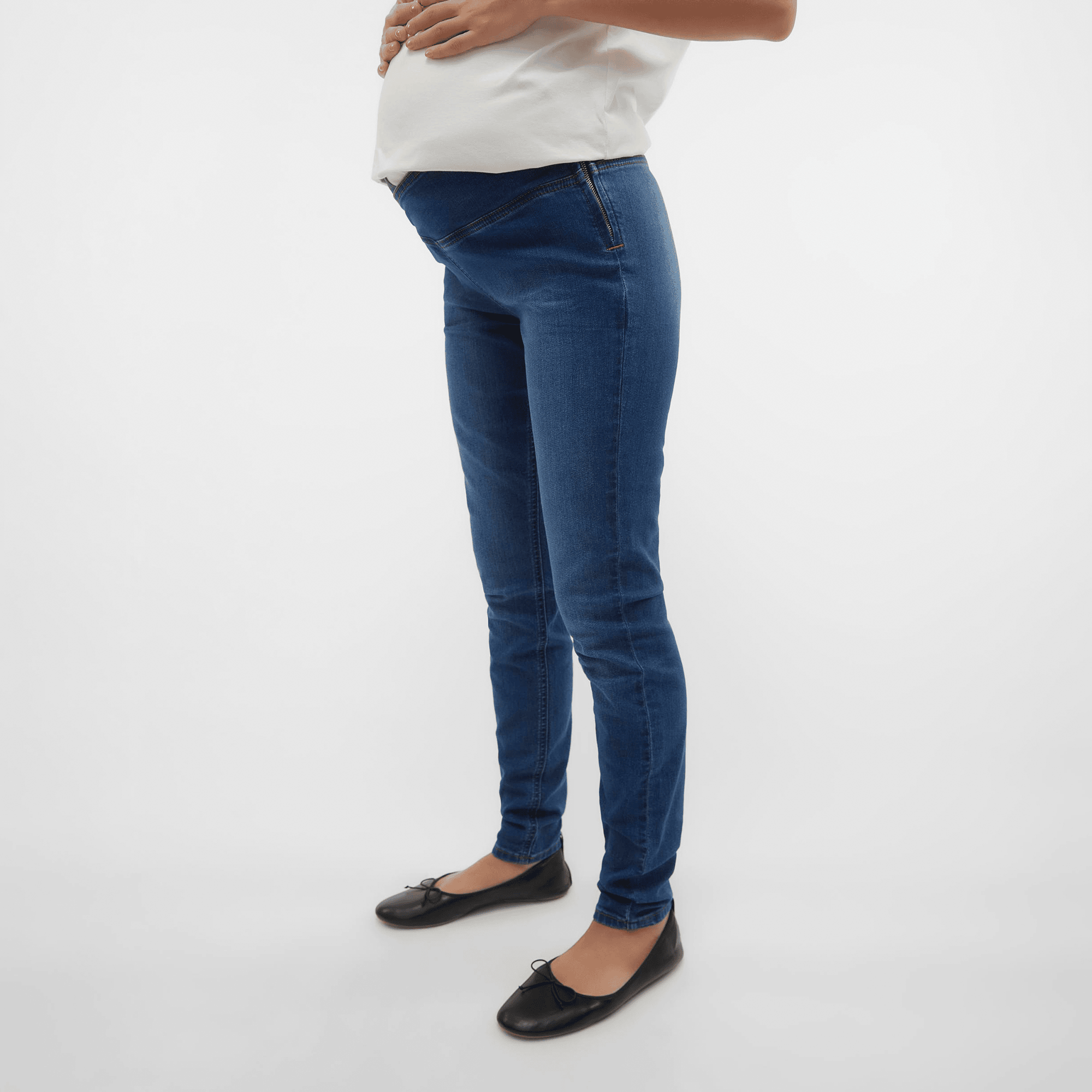 Umstandshosen, Mamalicious, Blau – Produktansicht