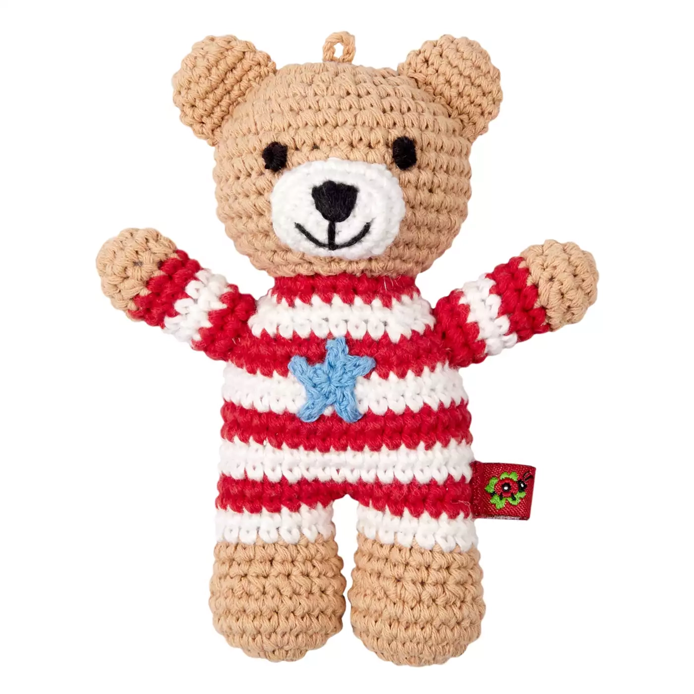 Rasseln & Greiflinge, DIE SPIEGELBURG, Braun – Besonderheit: kuschelig weicher Stoff