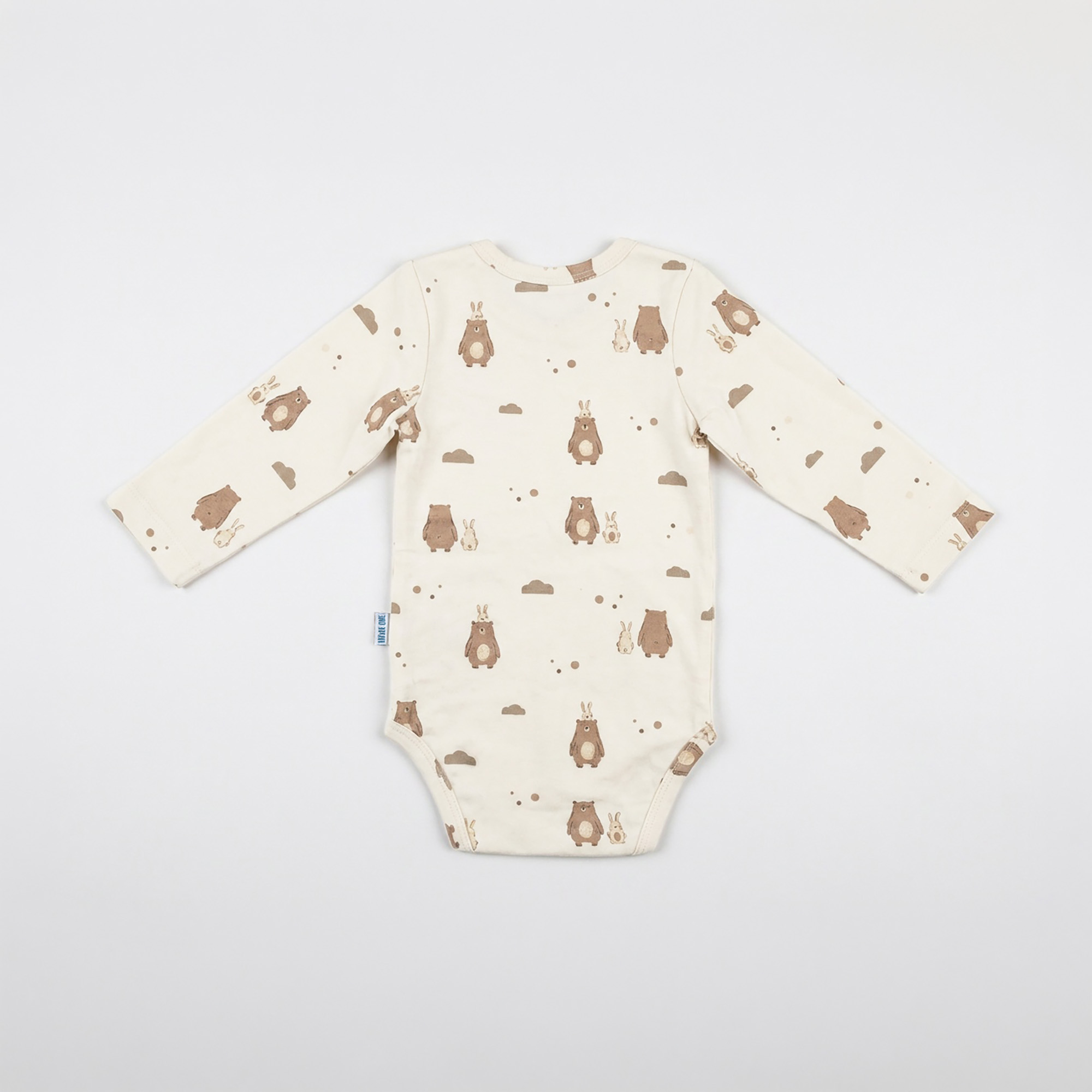 Langarmbodys, LITTLE ONE, Beige – Produktansicht