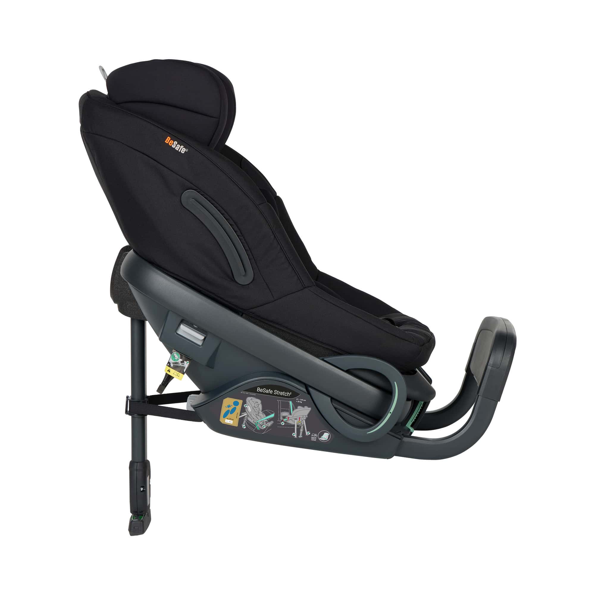 Kindersitze 9-36 kg, Gruppe 1/2/3, BeSafe, Schwarz – Produktansicht