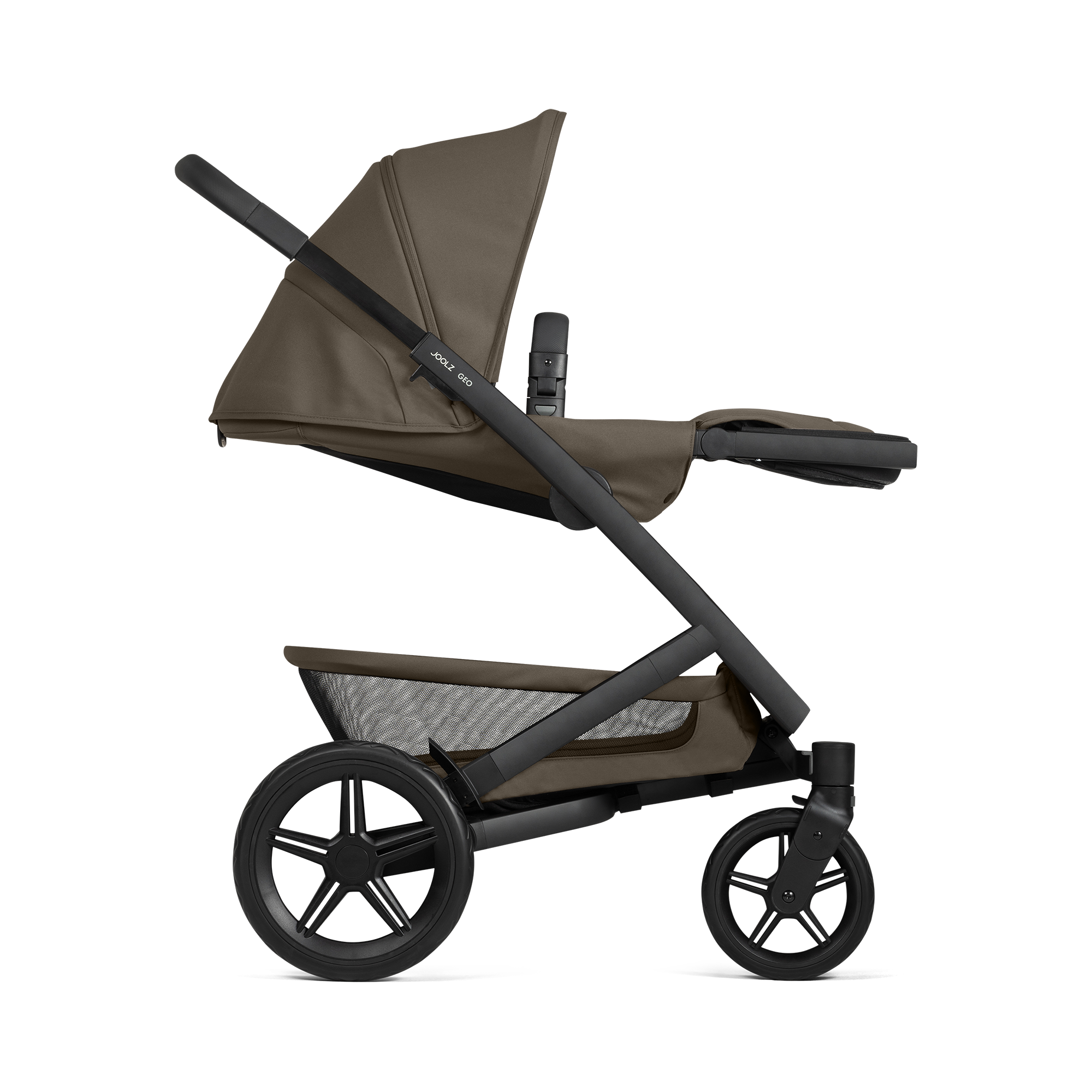 Kinderwagen grau, JOOLZ, Braun – Produktansicht