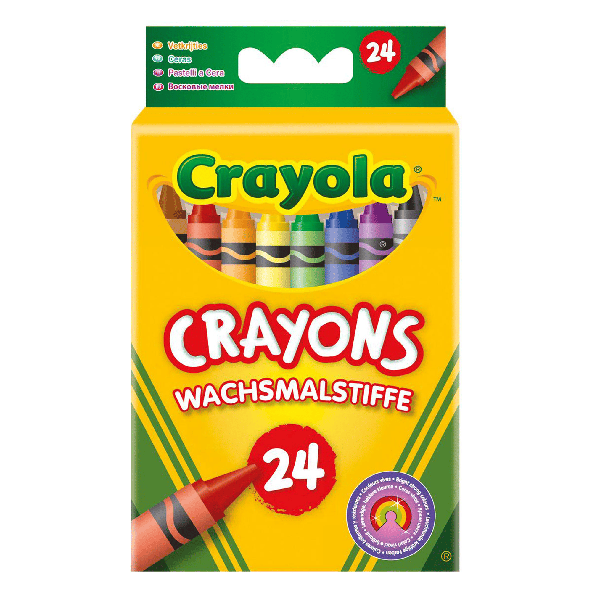 24 Wachsmalstifte Crayola Mehrfarbig 2000579194405 1
