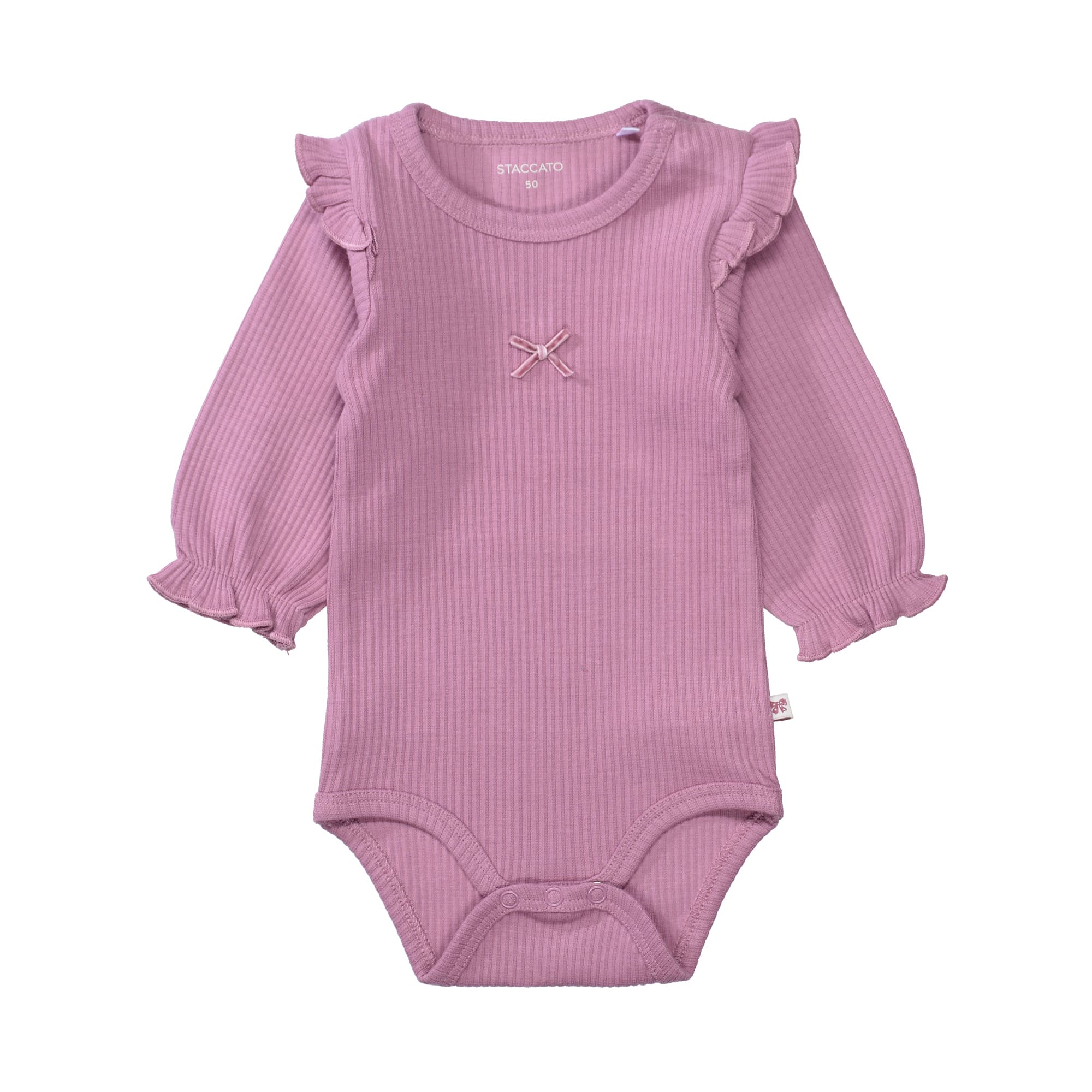 Langarmbodys, STACCATO, Pink – Besonderheit: 96% Baumwolle