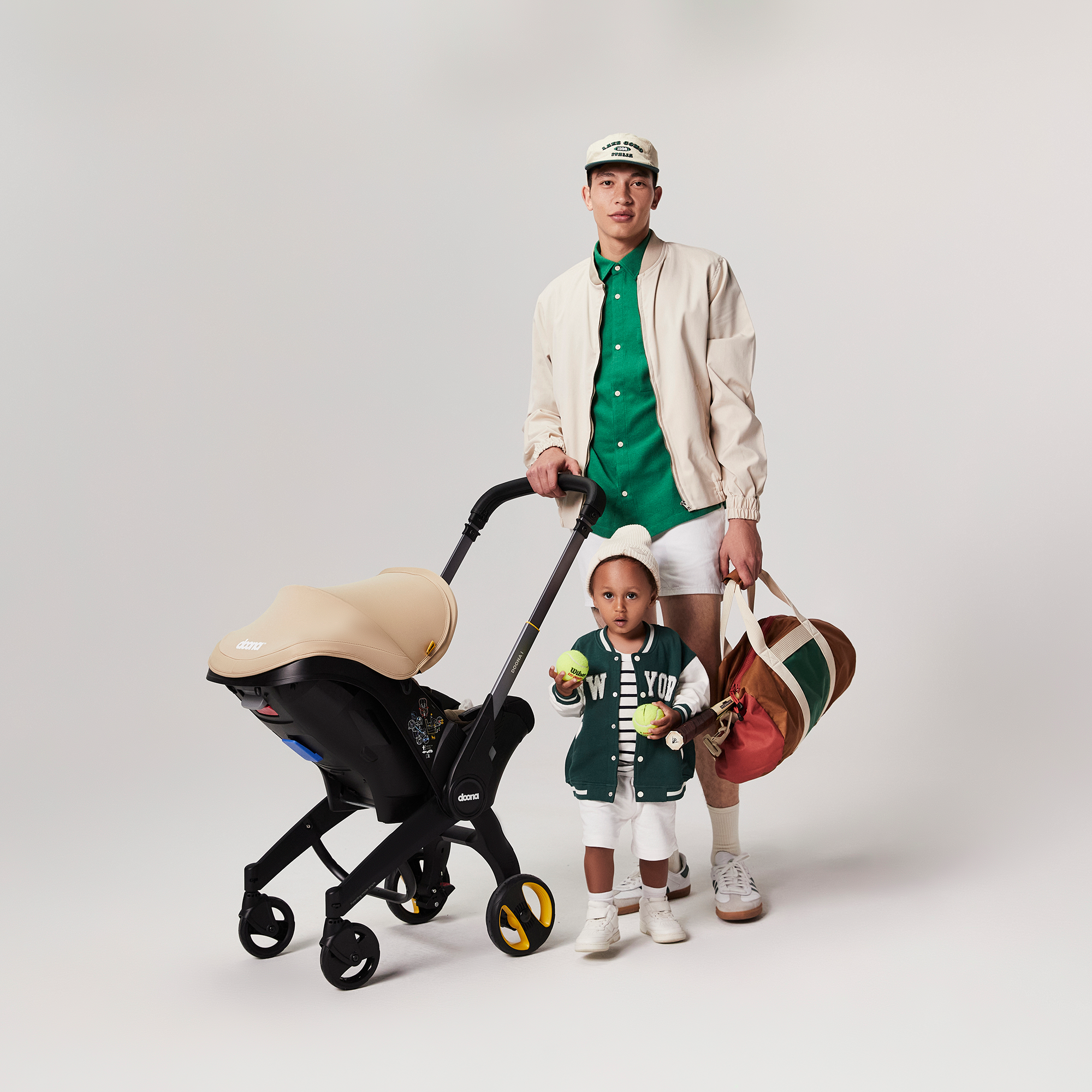 Babyschalen 0-13 kg, Gruppe 0+, doona, Beige – Produktansicht