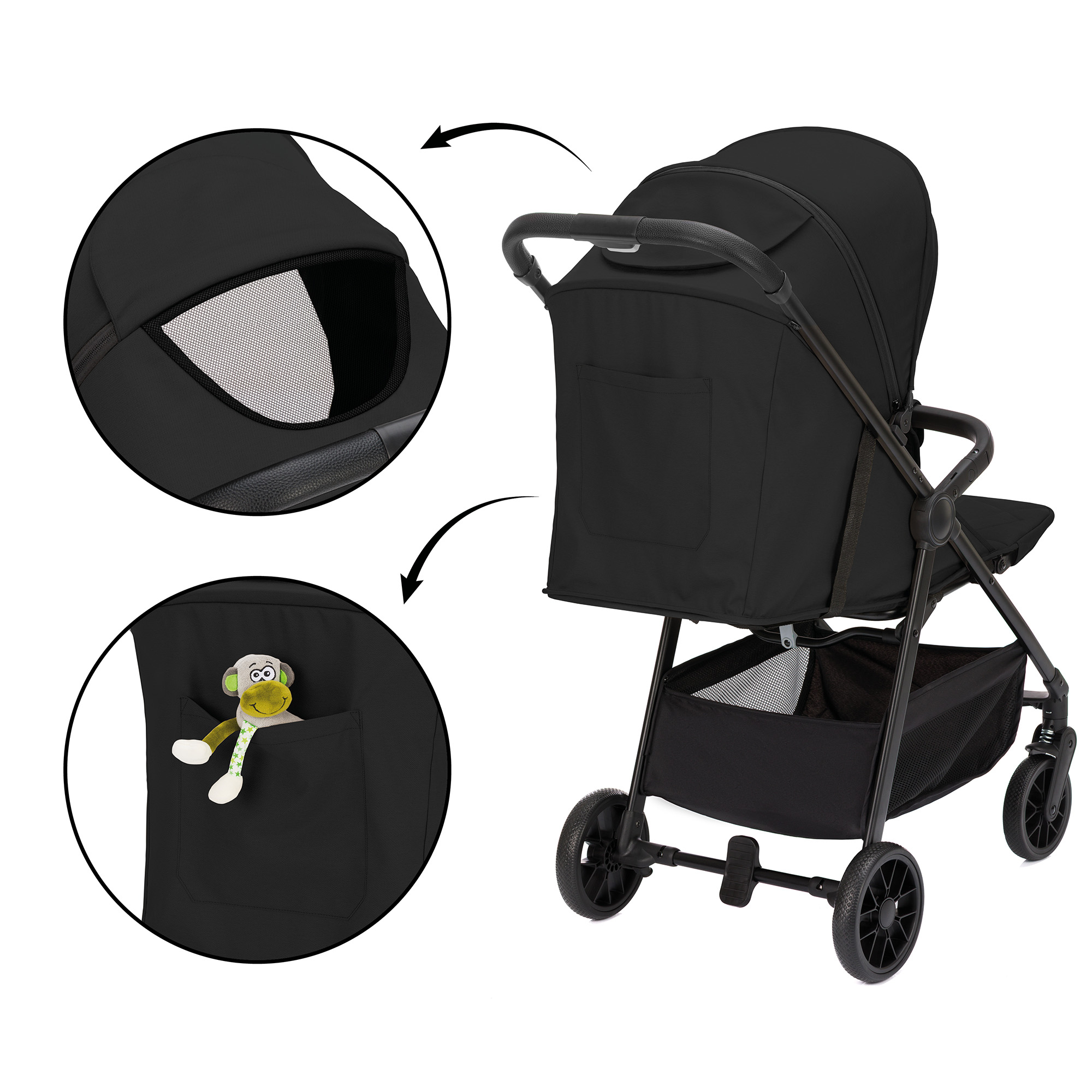 Buggys, LITTLE ONE, Schwarz – Produktansicht
