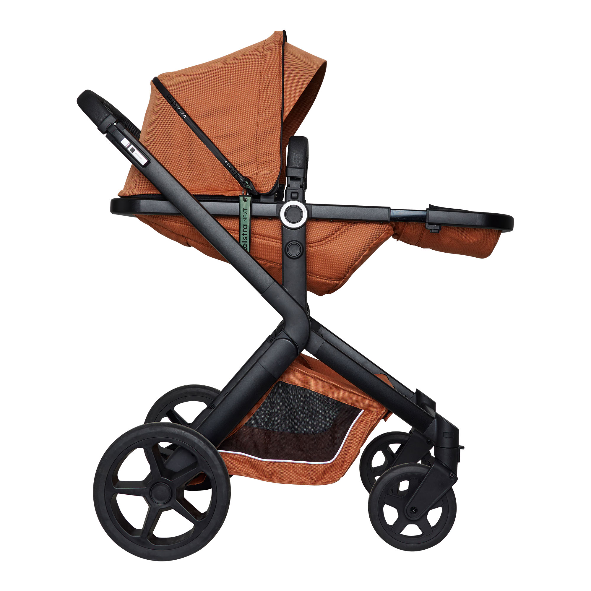 Kombi-Kinderwagen, KOeLSTRA, Orange – Produktansicht