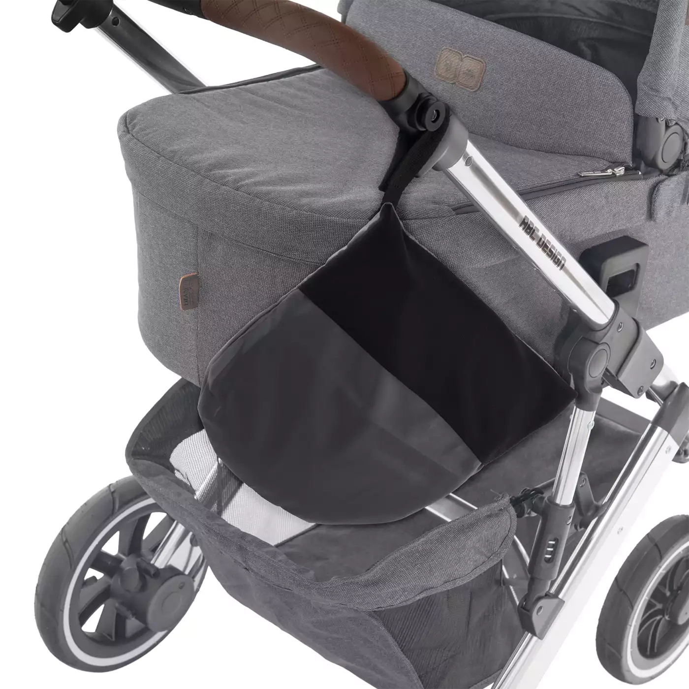 Sonnen- & Insektenschutz Kinderwagen, B.O. StartKlar, Schwarz – Produktansicht