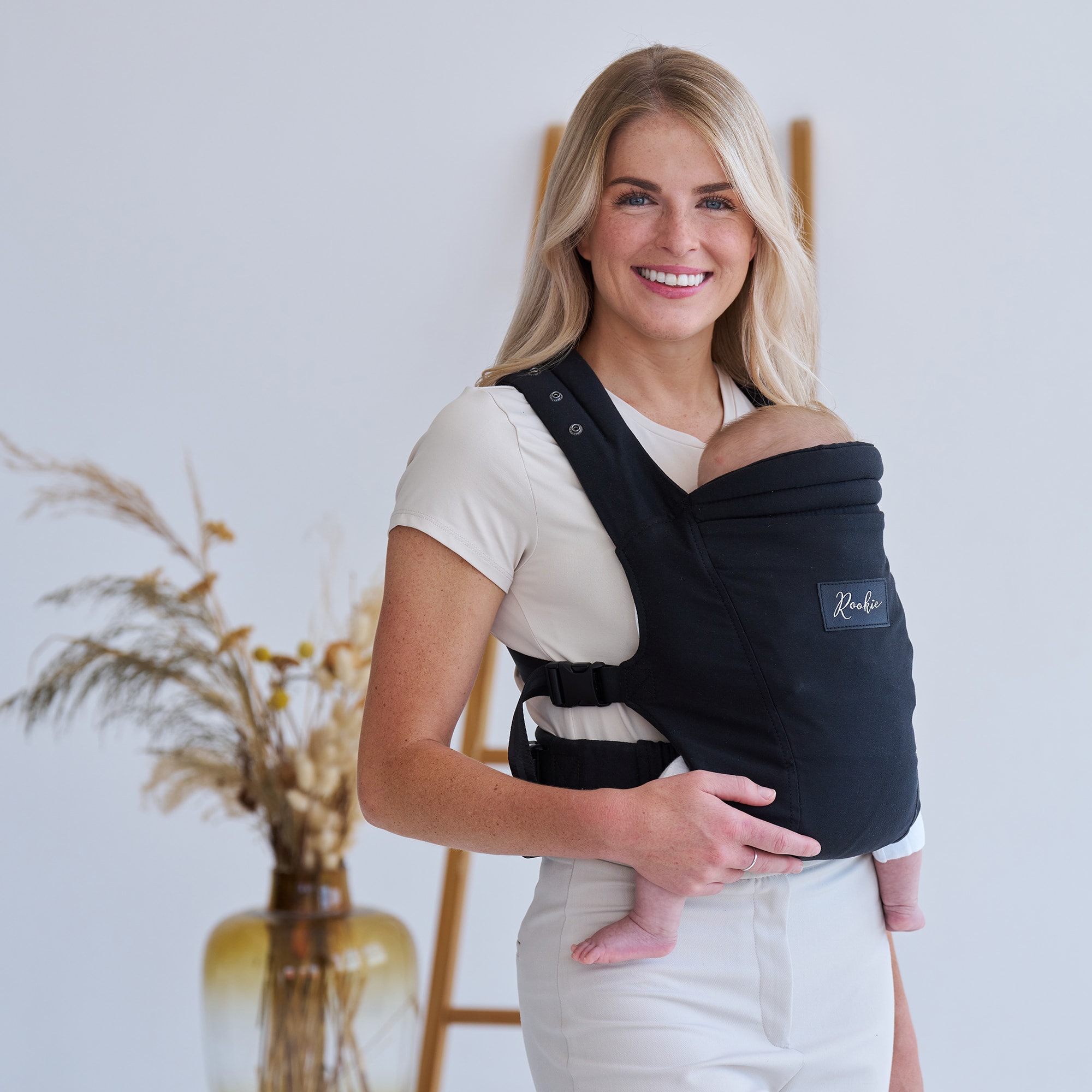 Fullbuckle Tragen, Rookie, Schwarz – Besonderheit: Fullbuckle Bauch- & Rückentrage