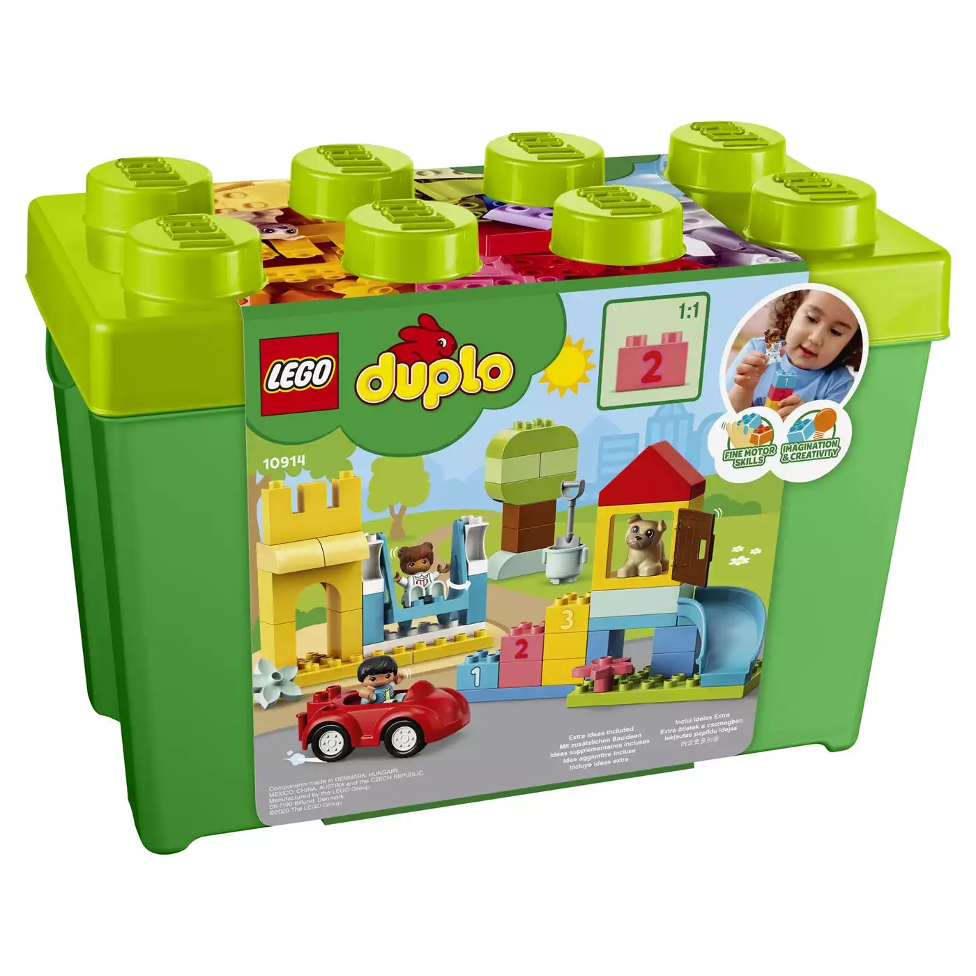Konstruktionsspielzeug, LEGO duplo, Grün – Produktansicht