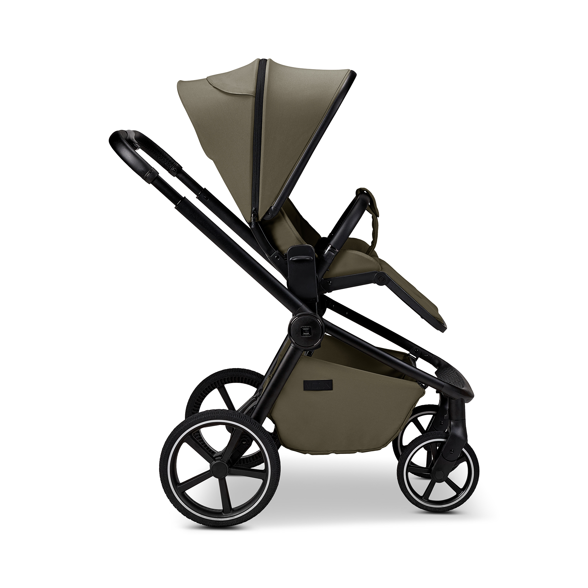 Kombi-Kinderwagen, MOON, Grün – Produktansicht