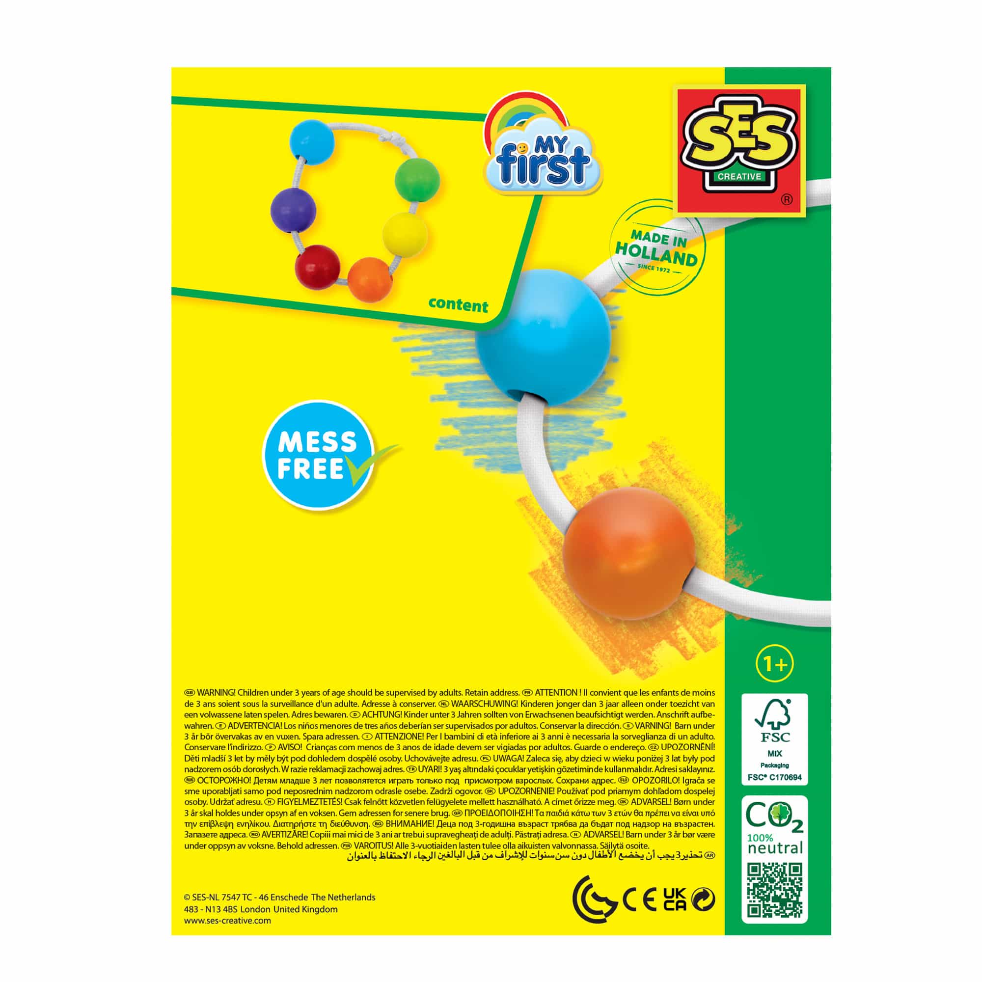 Malen & Kneten, SES CREATIVE, Weiß – Produktansicht