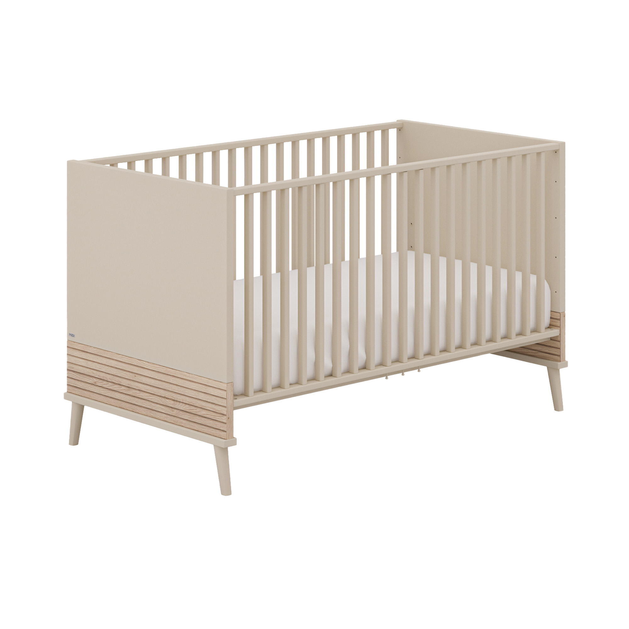 Gitterbetten 70x140 cm, PAIDI, Beige – Besonderheit: Liegefläche ca. 140 x 70 cm