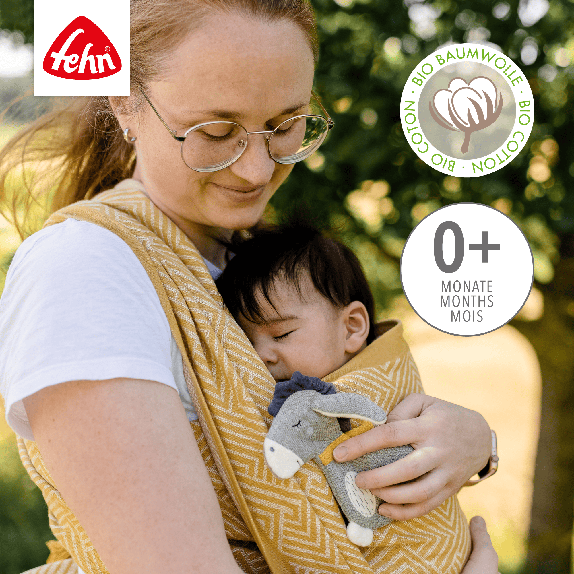 Kuscheltiere, fehn, Grau – Produktansicht