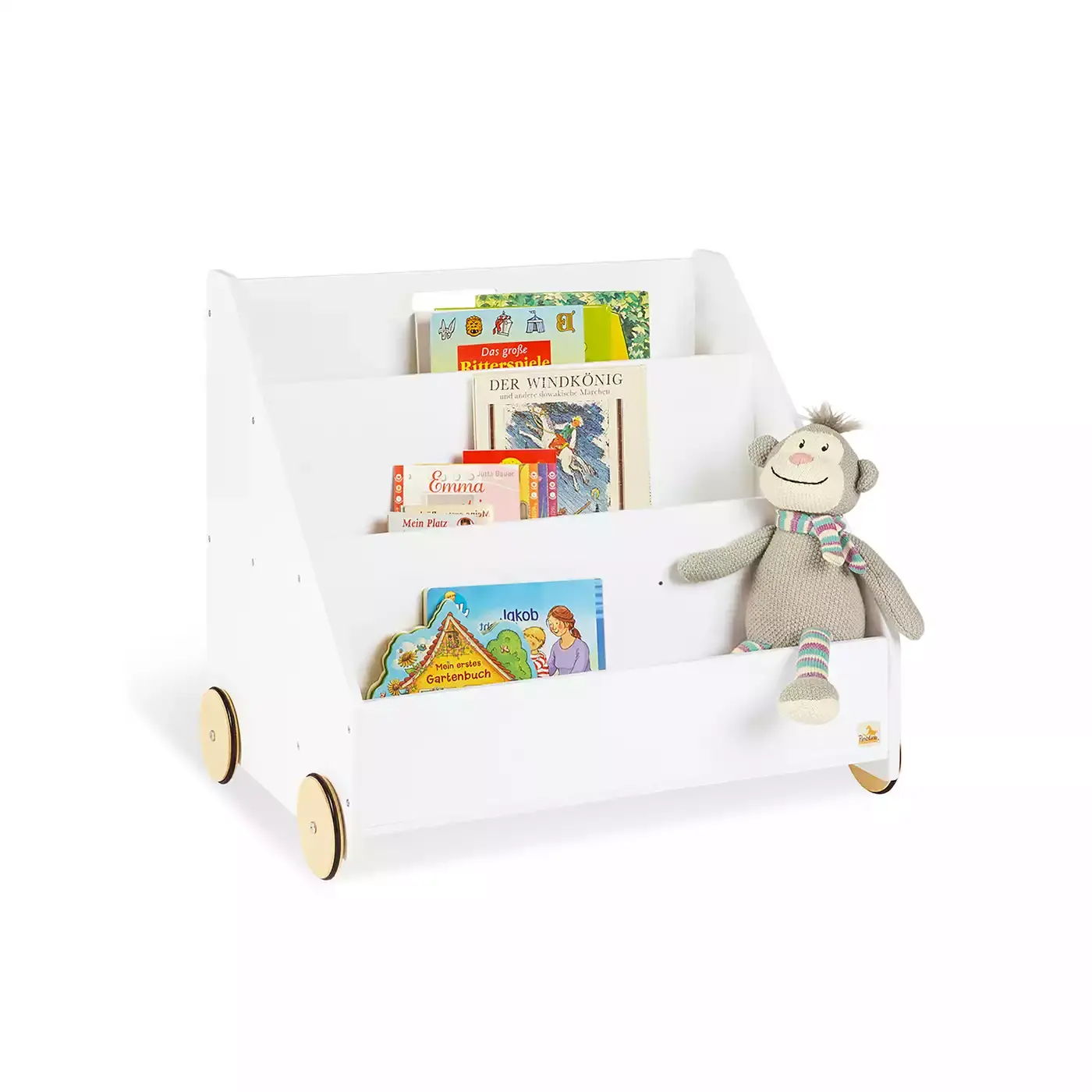 Kinder-Bücherregal Lasse Pinolino Weiß 2000577311002 1