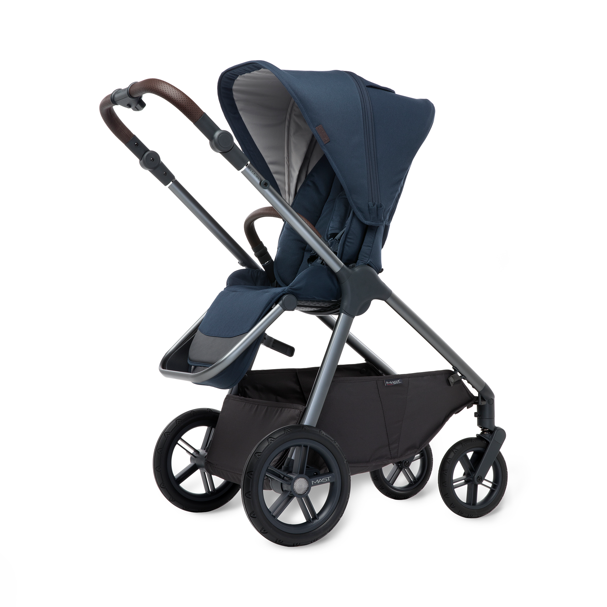 Kombi-Kinderwagen, MAST, Blau – Produktansicht